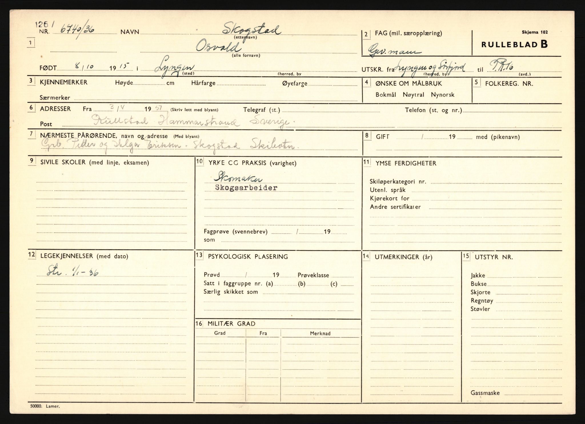 Forsvaret, Troms infanteriregiment nr. 16, AV/RA-RAFA-3146/P/Pa/L0020: Rulleblad for regimentets menige mannskaper, årsklasse 1936, 1936, s. 1221