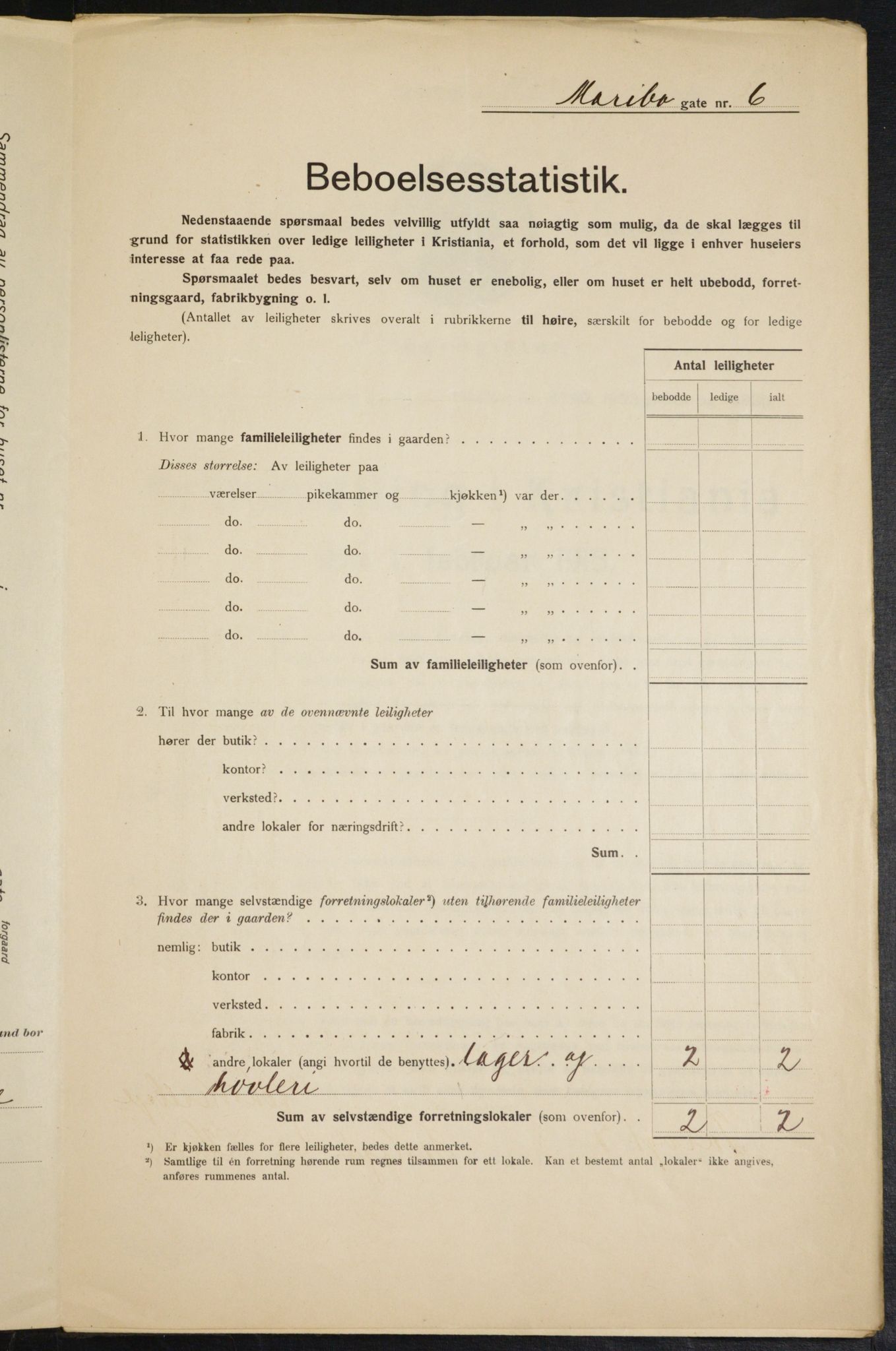 OBA, Kommunal folketelling 1.2.1915 for Kristiania, 1915, s. 59794