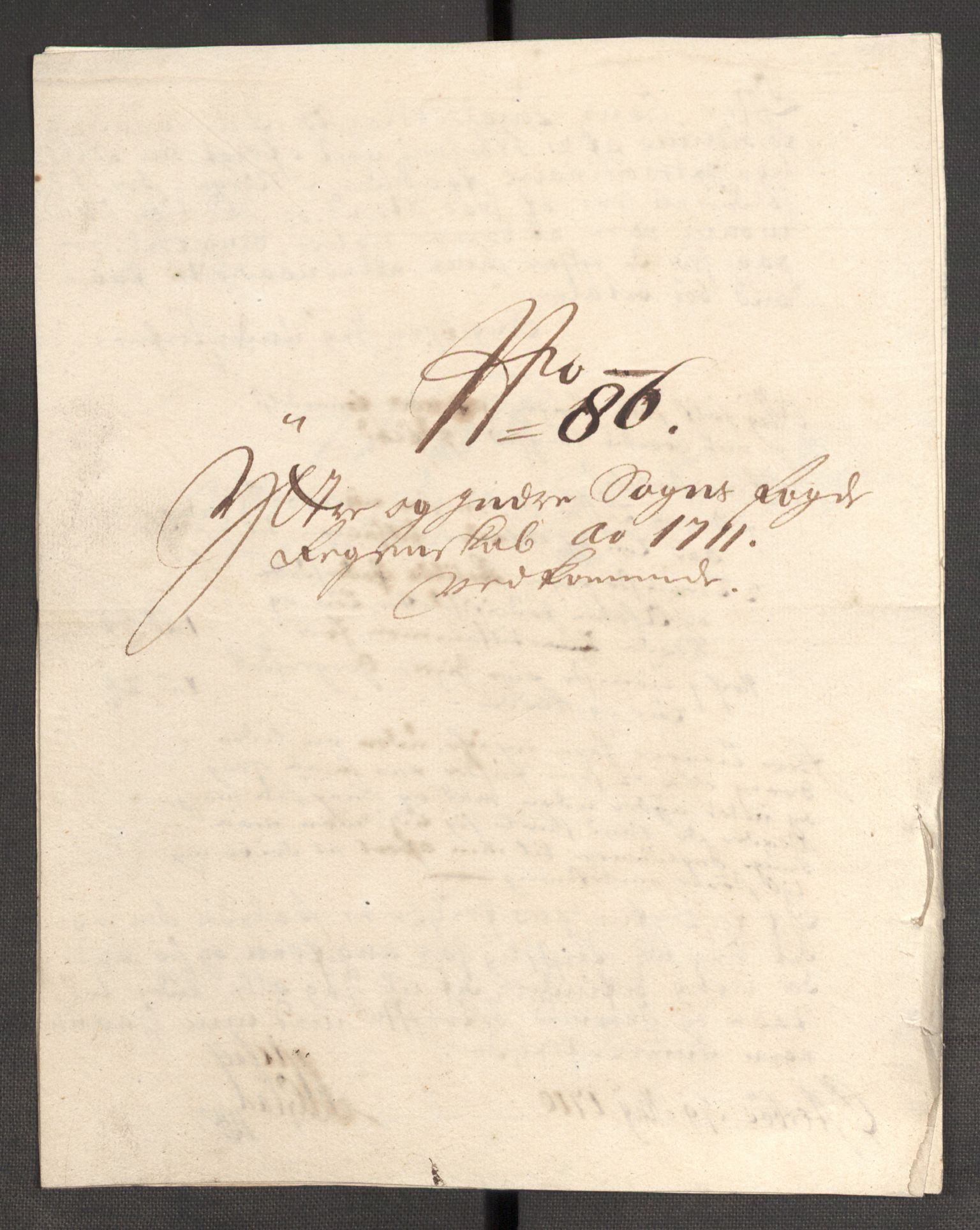 Rentekammeret inntil 1814, Reviderte regnskaper, Fogderegnskap, RA/EA-4092/R52/L3317: Fogderegnskap Sogn, 1711, s. 393