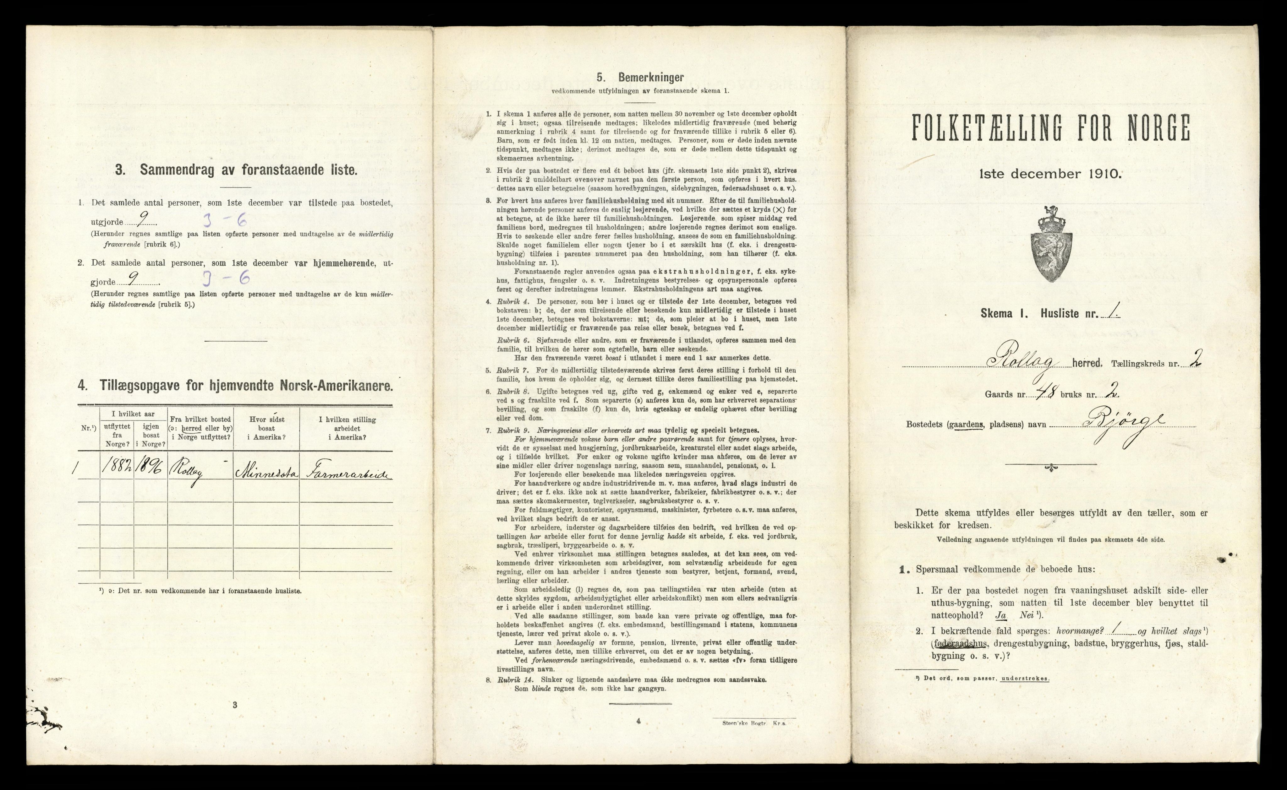 RA, Folketelling 1910 for 0632 Rollag herred, 1910, s. 101