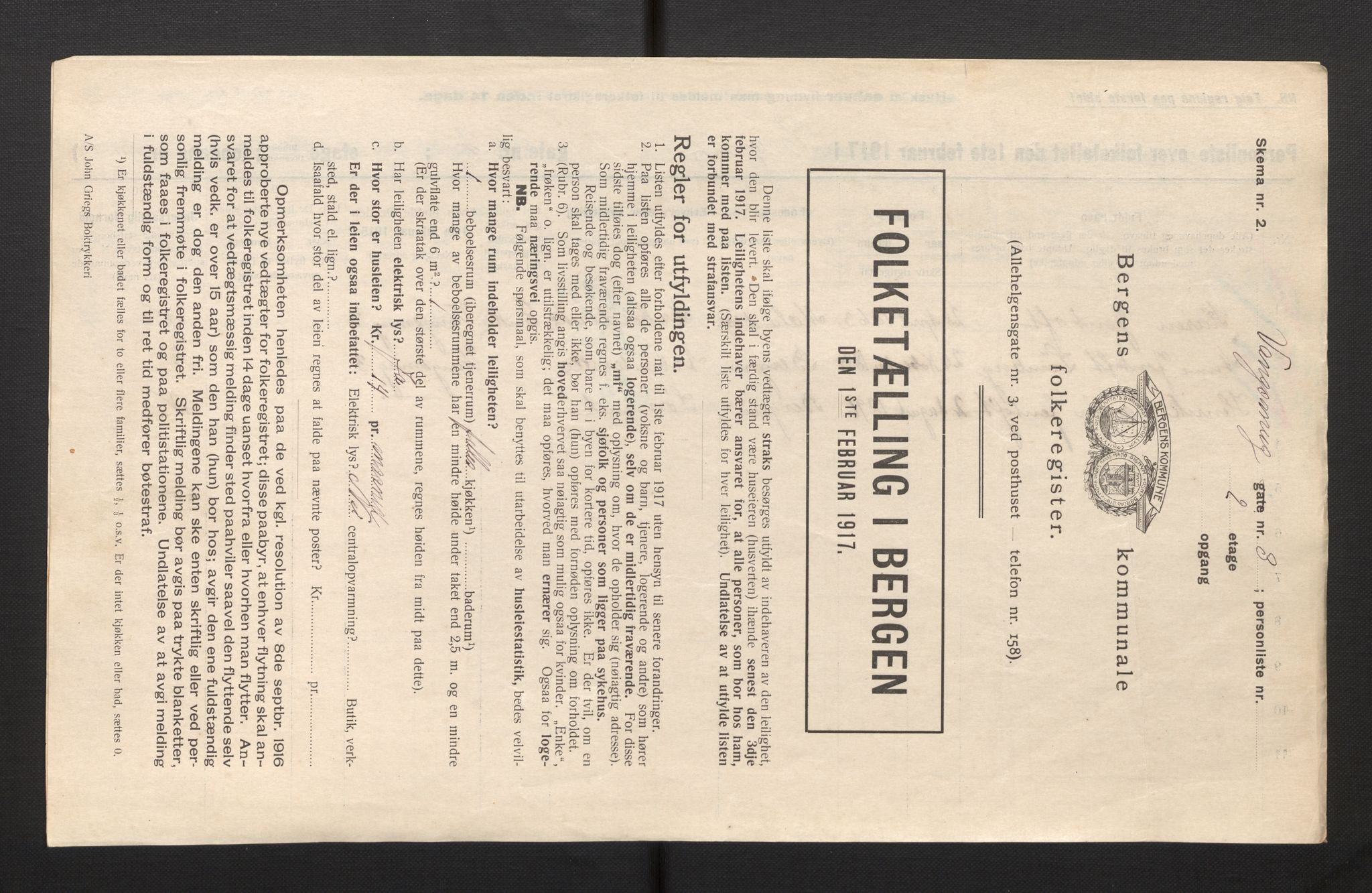 SAB, Kommunal folketelling 1917 for Bergen kjøpstad, 1917, s. 43552