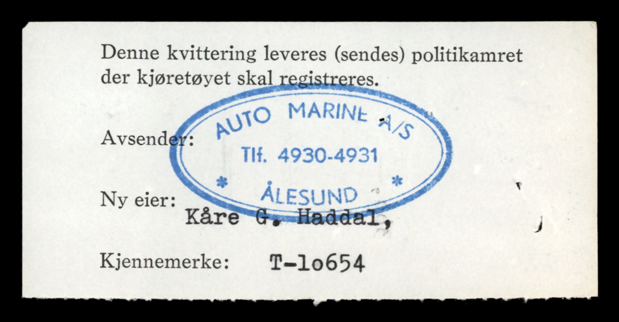 Møre og Romsdal vegkontor - Ålesund trafikkstasjon, SAT/A-4099/F/Fe/L0022: Registreringskort for kjøretøy T 10584 - T 10694, 1927-1998, s. 2020