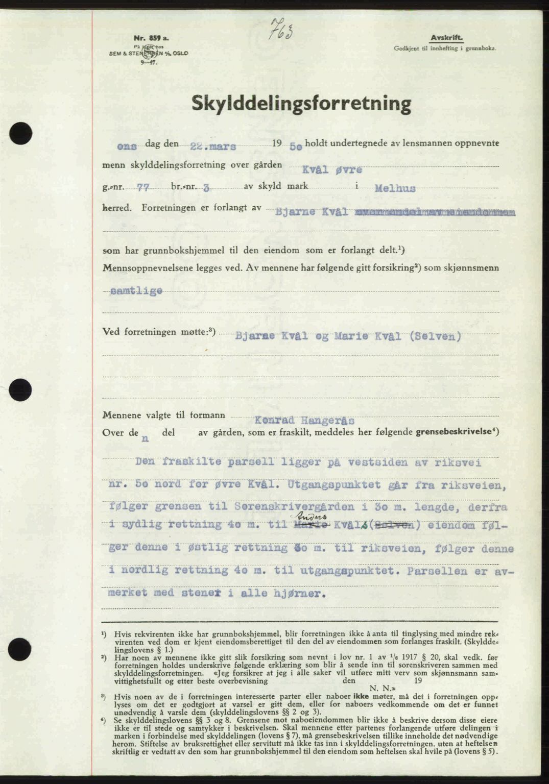 Gauldal sorenskriveri, SAT/A-0014/1/2/2C: Pantebok nr. A9, 1949-1950, Dagboknr: 560/1950