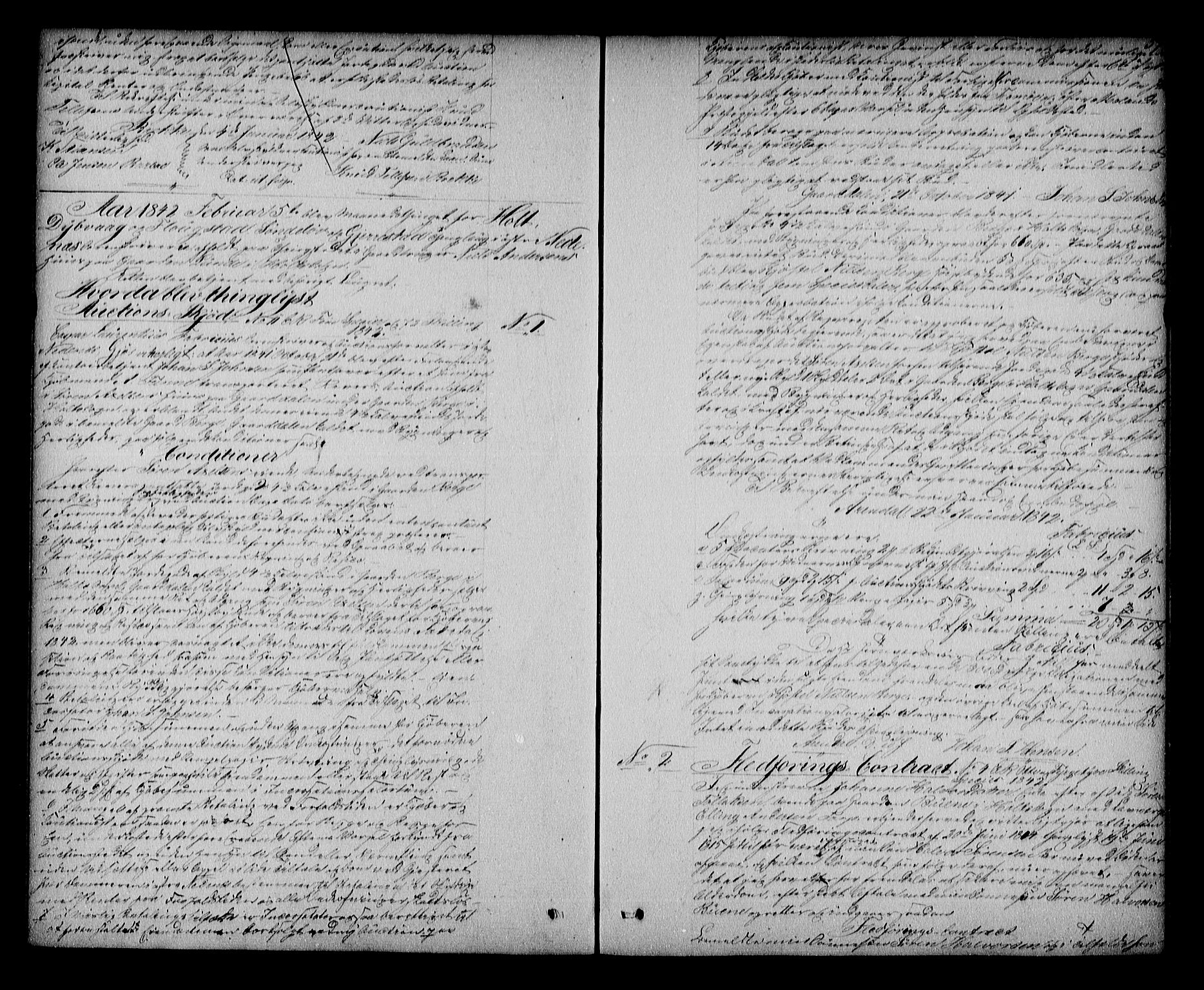 Holt sorenskriveri, SAK/1221-0002/G/Gba/L0008: Pantebok nr. 8, 1841-1844, s. 57
