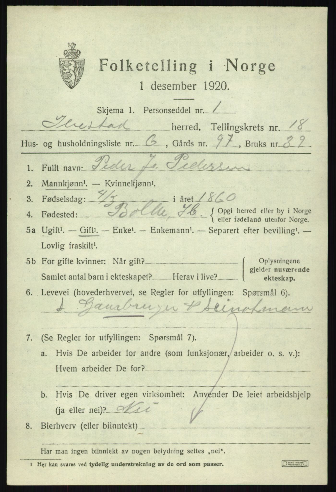 SATØ, Folketelling 1920 for 1917 Ibestad herred, 1920, s. 9839