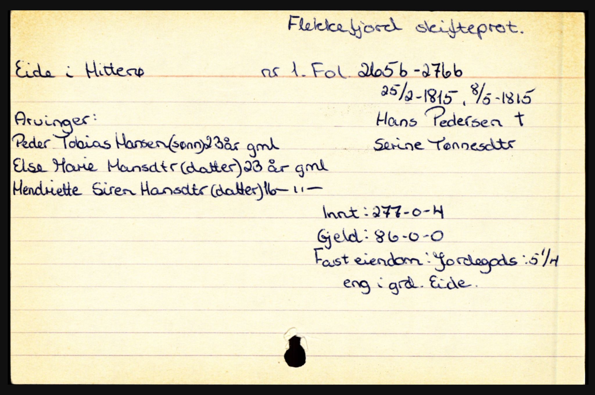 Flekkefjord sorenskriveri, AV/SAK-1221-0001/H, s. 171
