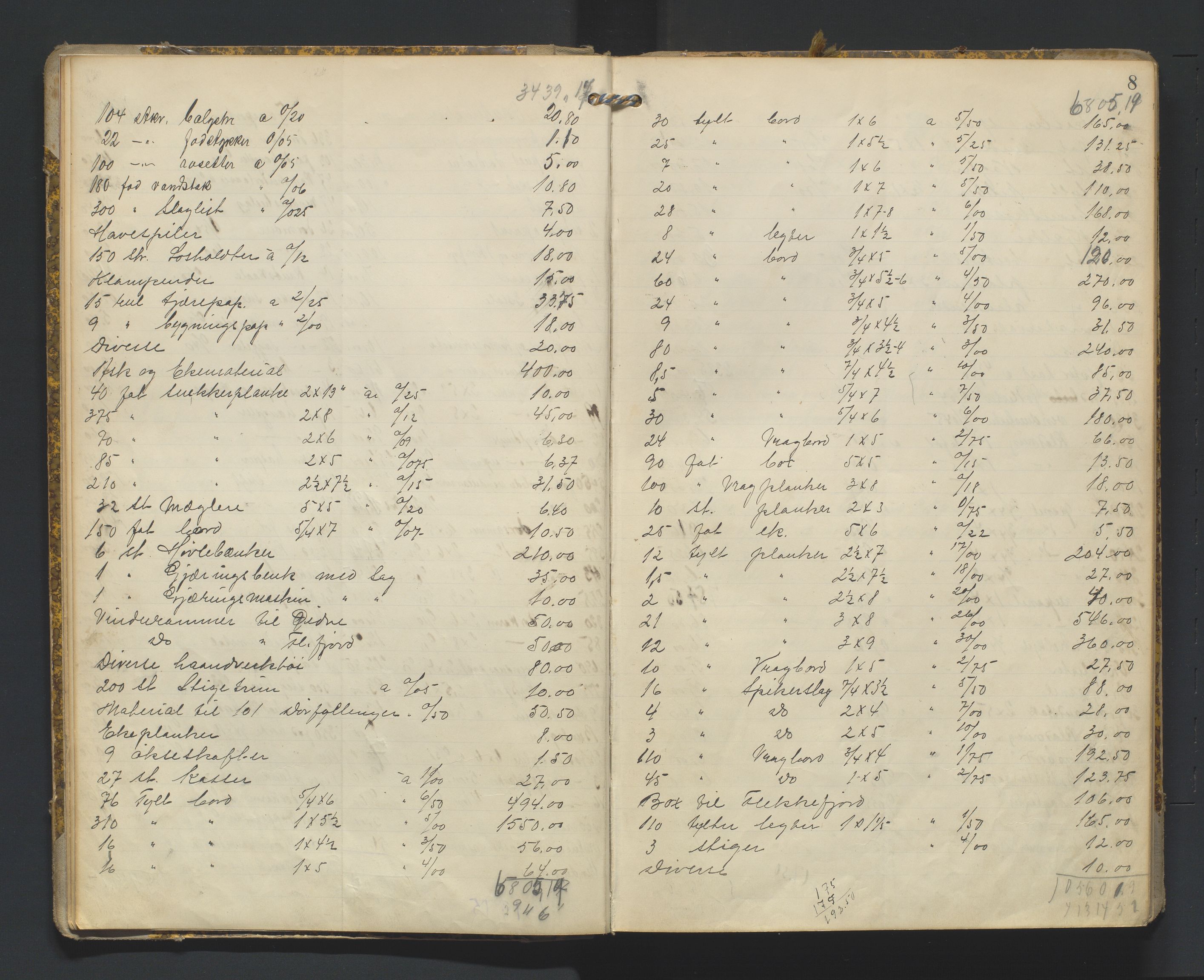 Mandal sorenskriveri, AV/SAK-1221-0005/001/H/Hc/L0065: Skifteregistreringsprotokoll nr 21 Sør-Audnedal, 1915-1931, s. 8