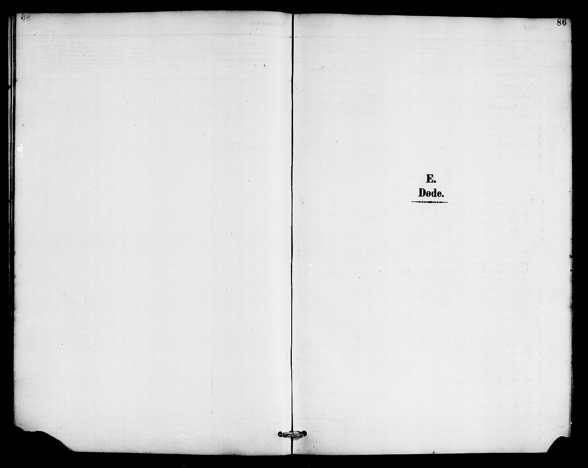 Gloppen sokneprestembete, SAB/A-80101/H/Hab/Habe/L0001: Klokkerbok nr. E 1, 1891-1917, s. 86