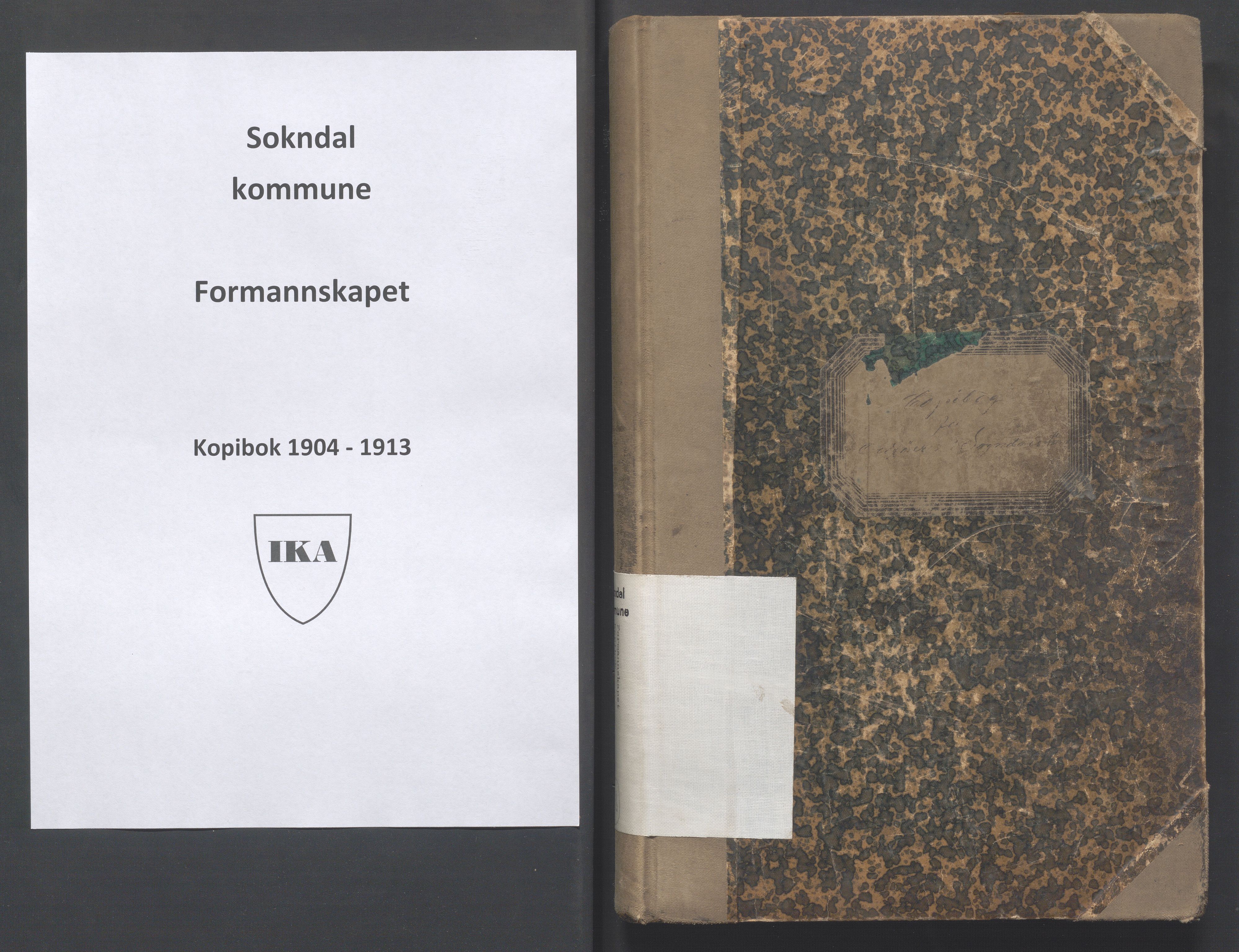 Sokndal kommune - Formannskapet/Sentraladministrasjonen, IKAR/K-101099/B/L0003: Kopibok, 1904-1913
