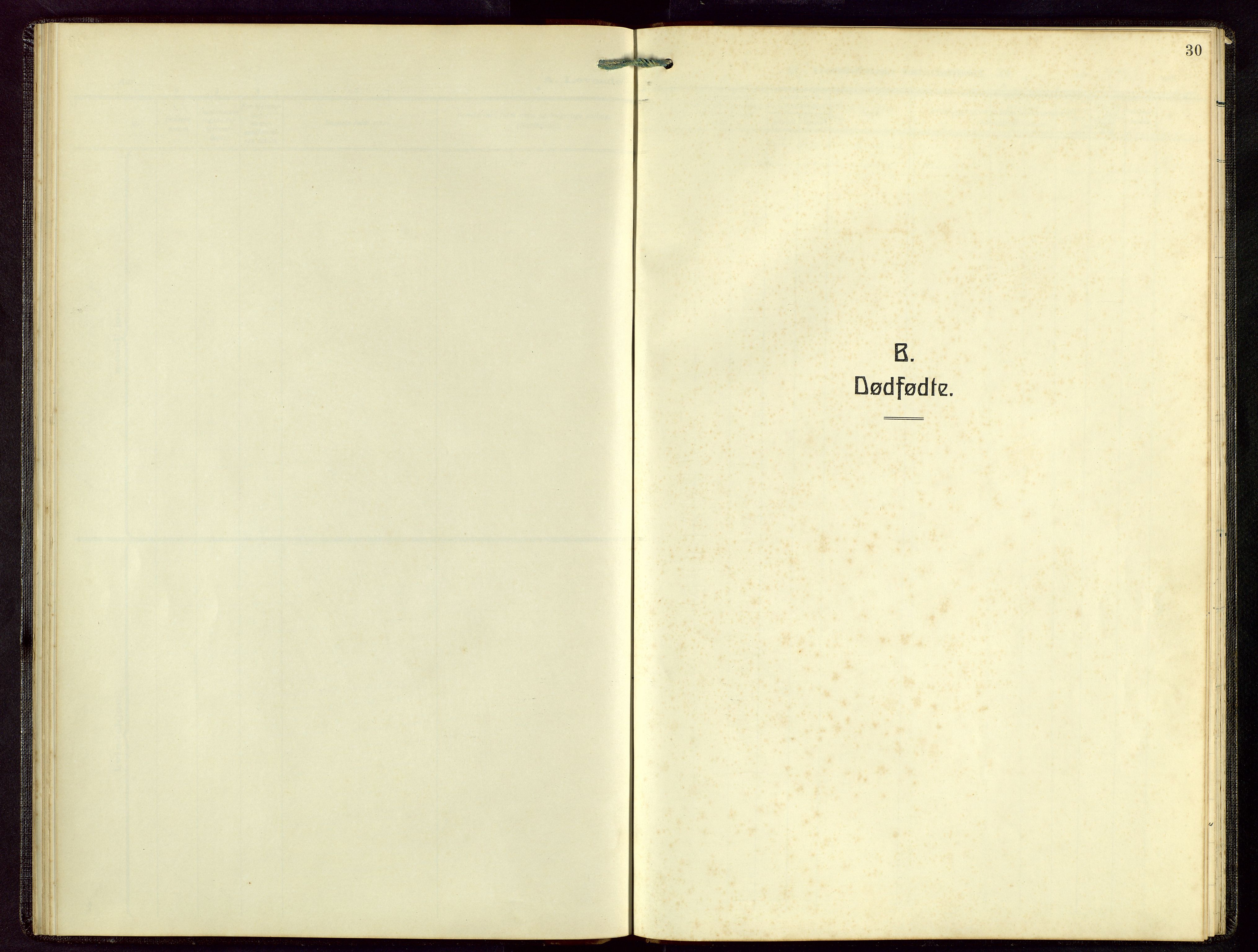 Finnøy sokneprestkontor, AV/SAST-A-101825/H/Ha/Hab/L0007: Klokkerbok nr. B 7, 1917-1954, s. 30