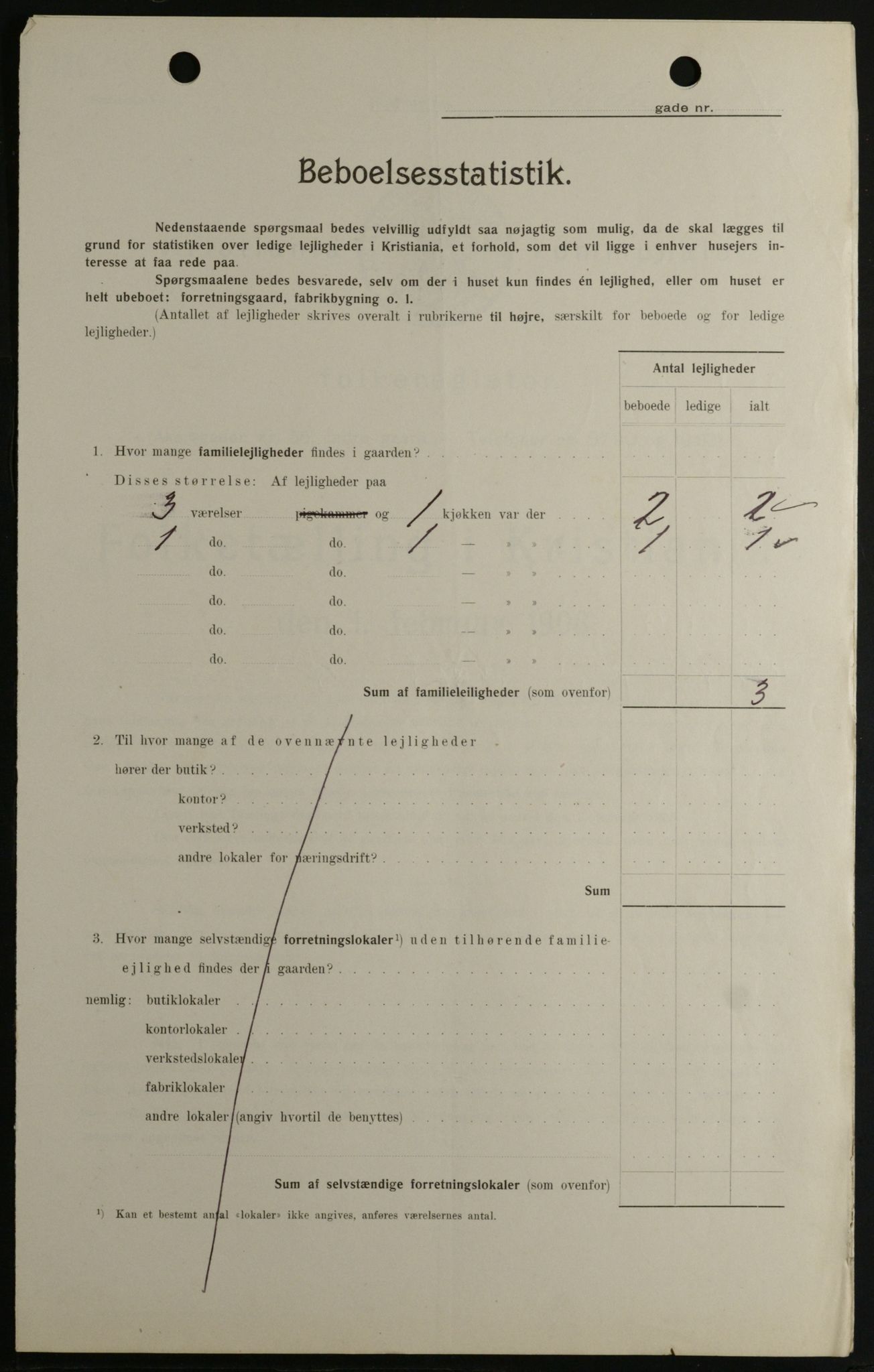 OBA, Kommunal folketelling 1.2.1908 for Kristiania kjøpstad, 1908, s. 62005