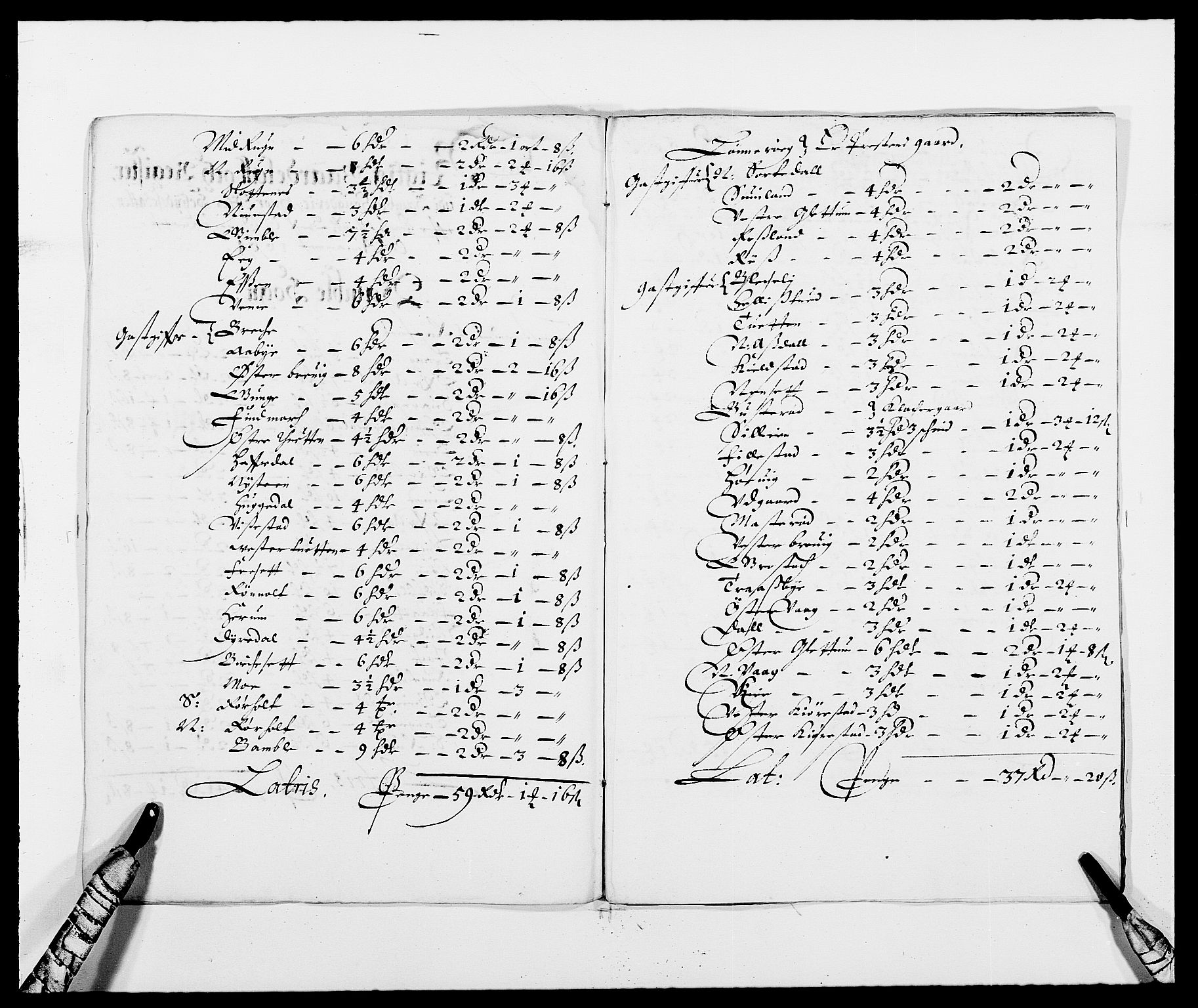 Rentekammeret inntil 1814, Reviderte regnskaper, Fogderegnskap, RA/EA-4092/R34/L2038: Fogderegnskap Bamble, 1662-1669, s. 68