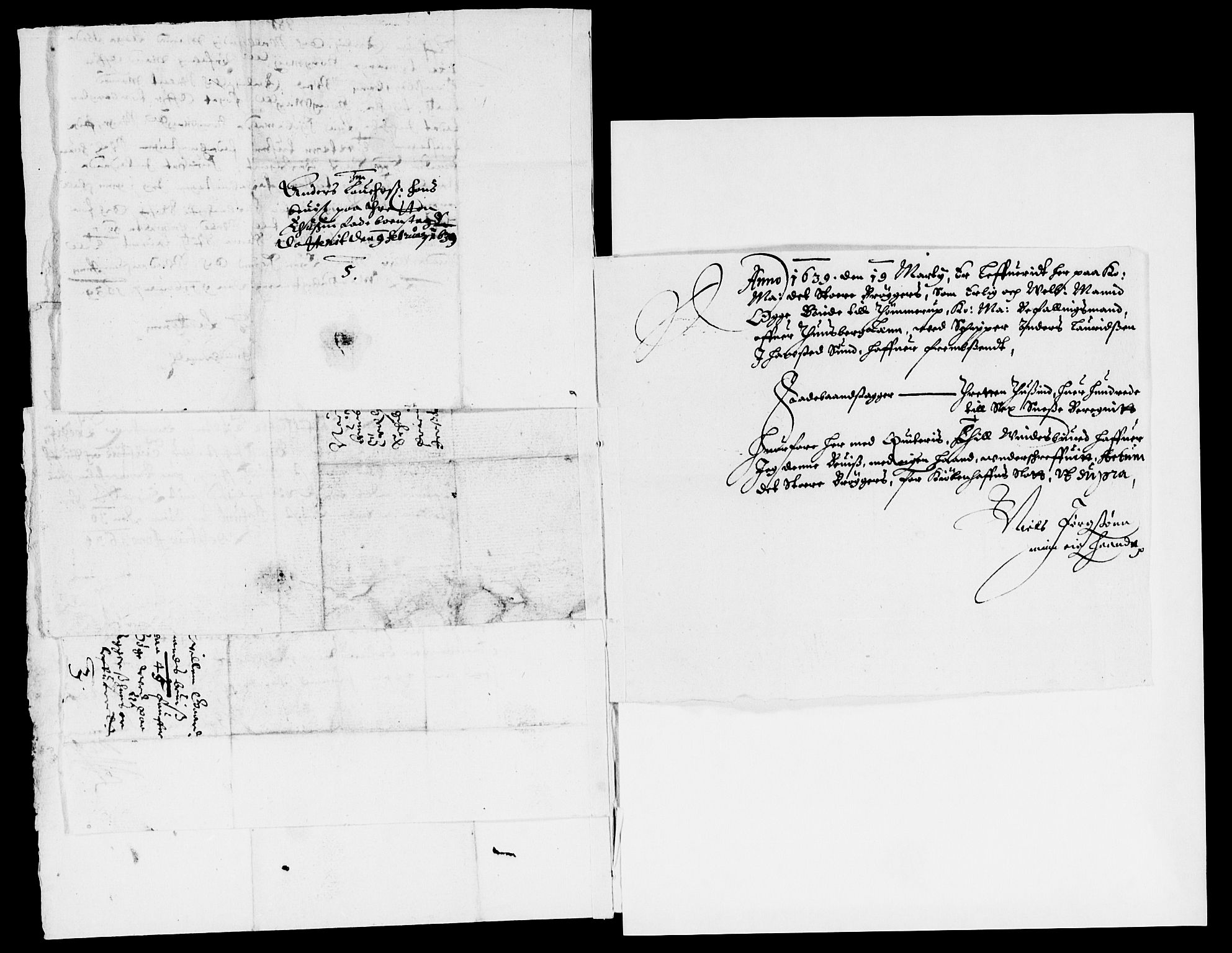 Rentekammeret inntil 1814, Reviderte regnskaper, Lensregnskaper, AV/RA-EA-5023/R/Rb/Rbo/L0018: Tønsberg len, 1638-1639