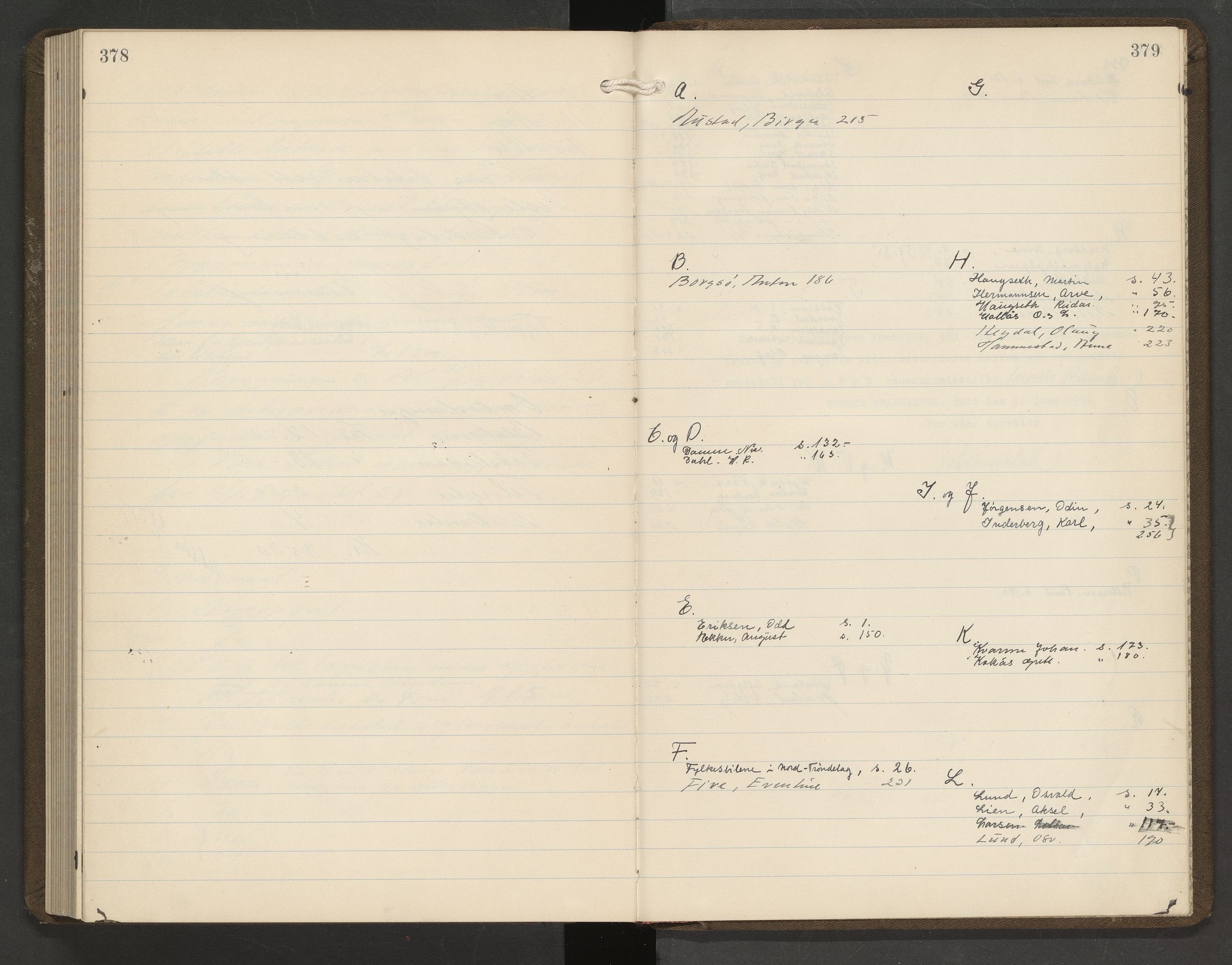 Norges Brannkasse Stod, AV/SAT-A-5549/Fa/L0002: Branntakstprotokoll, 1940-1949, s. 378-379