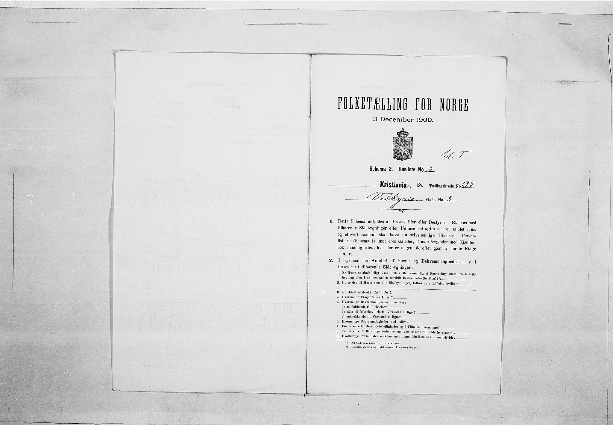 SAO, Folketelling 1900 for 0301 Kristiania kjøpstad, 1900, s. 110766