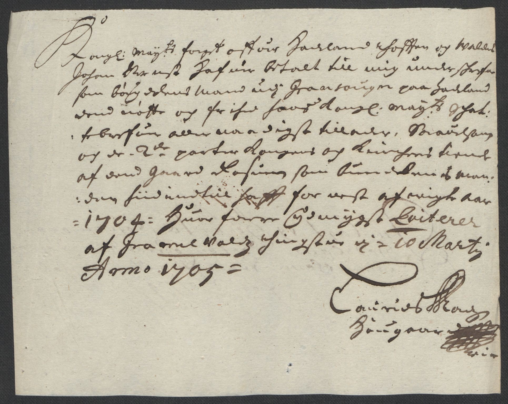 Rentekammeret inntil 1814, Reviderte regnskaper, Fogderegnskap, RA/EA-4092/R18/L1302: Fogderegnskap Hadeland, Toten og Valdres, 1704, s. 403