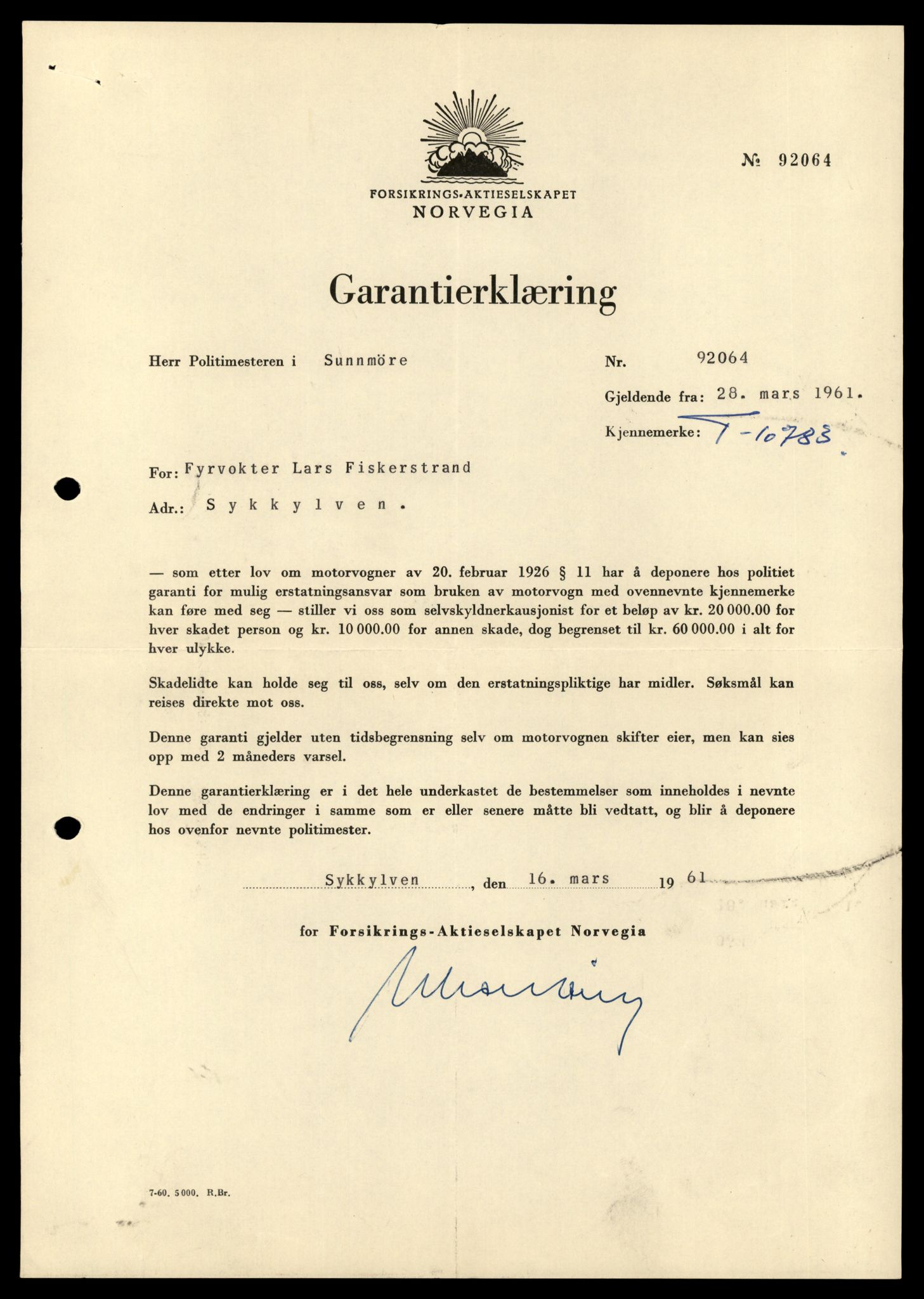 Møre og Romsdal vegkontor - Ålesund trafikkstasjon, AV/SAT-A-4099/F/Fe/L0023: Registreringskort for kjøretøy T 10695 - T 10809, 1927-1998, s. 2469