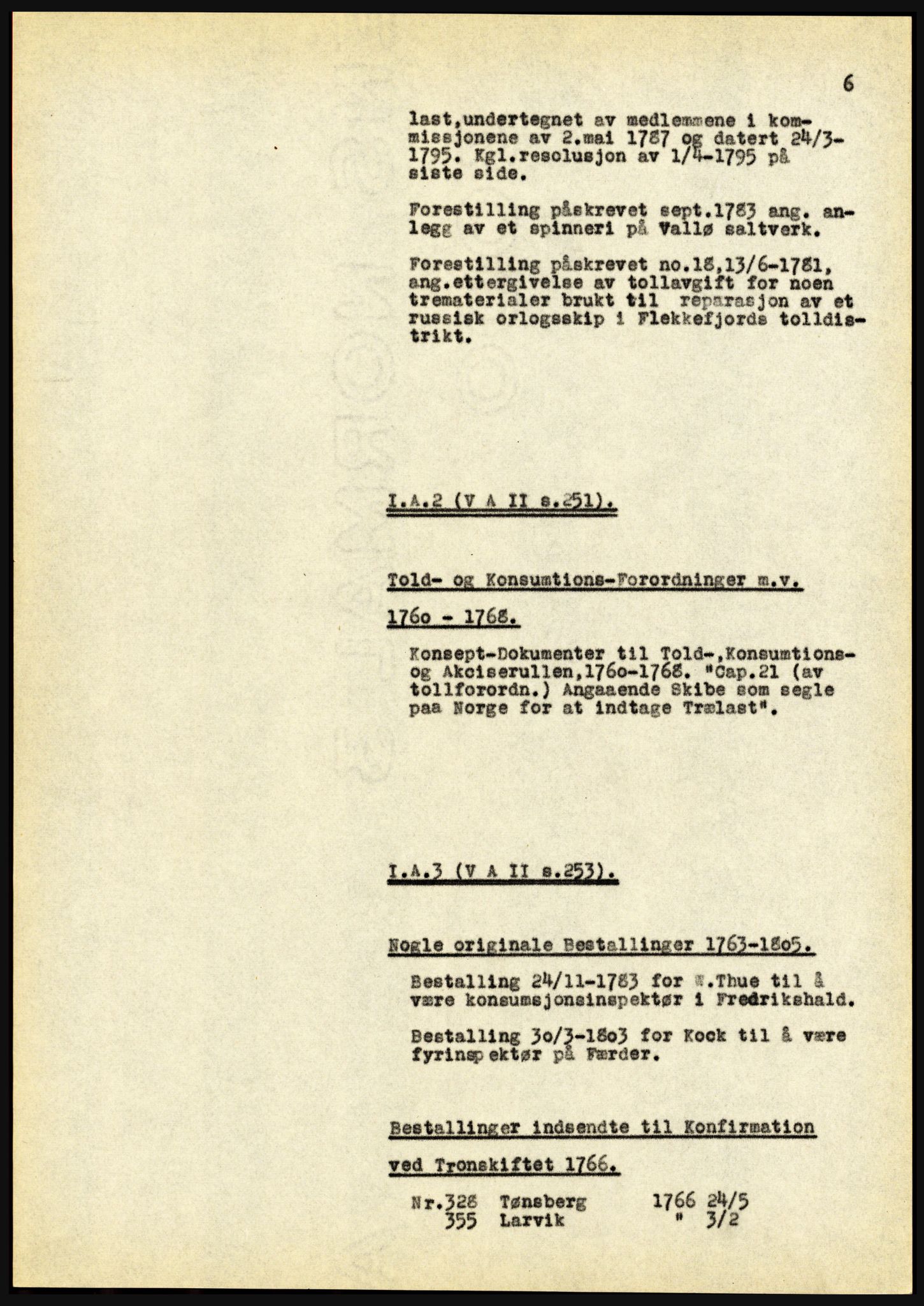 Riksarkivet, Seksjon for eldre arkiv og spesialsamlinger, AV/RA-EA-6797/H/Ha, 1953, s. 6