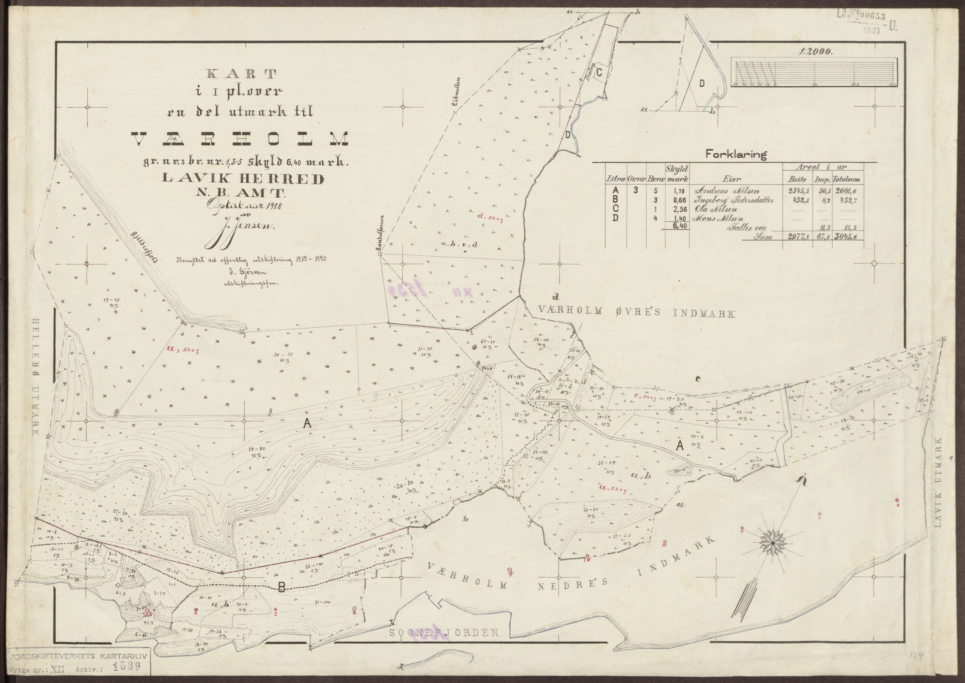 Jordskifteverkets kartarkiv, AV/RA-S-3929/T, 1859-1988, s. 1744