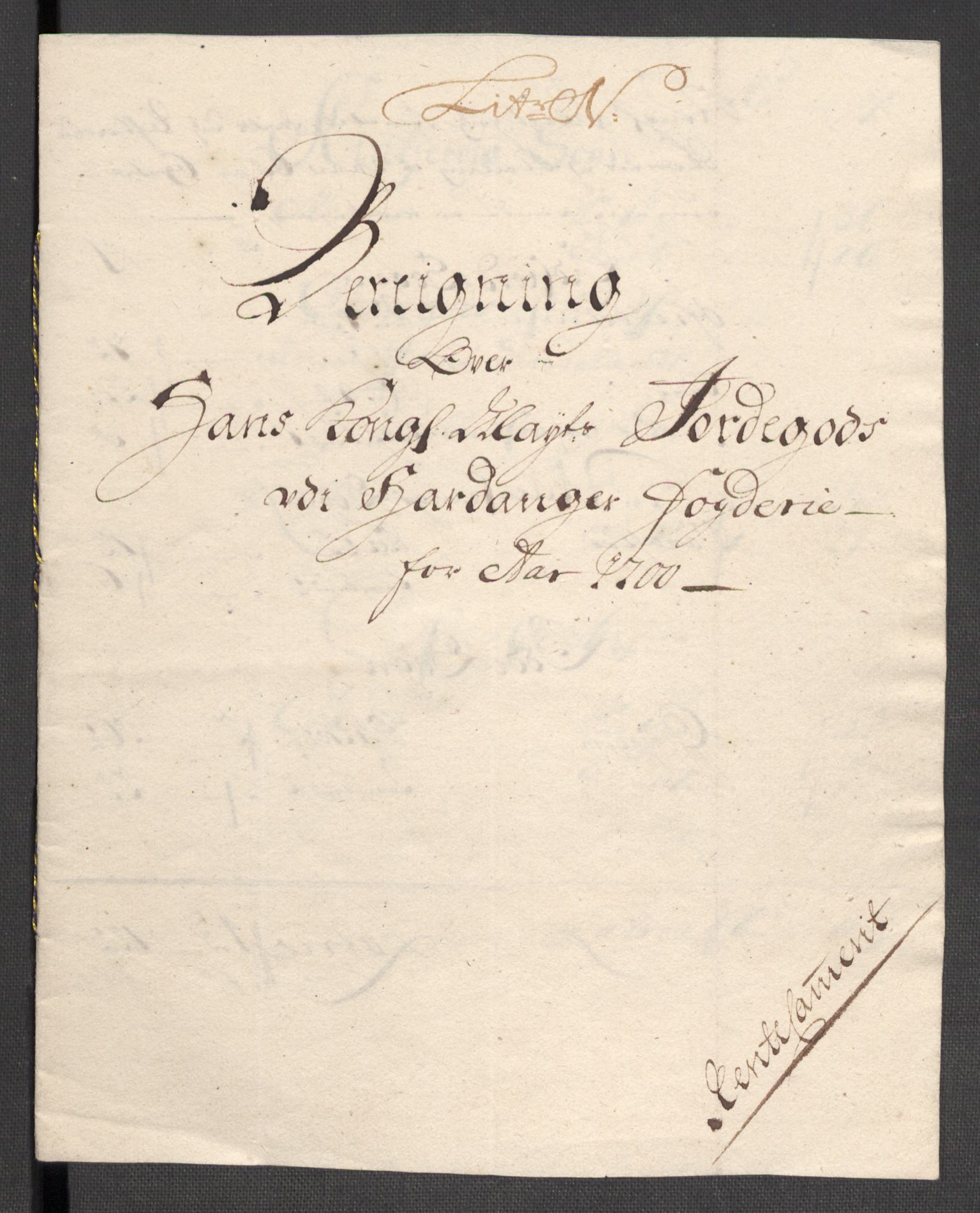 Rentekammeret inntil 1814, Reviderte regnskaper, Fogderegnskap, RA/EA-4092/R48/L2979: Fogderegnskap Sunnhordland og Hardanger, 1700-1701, s. 161