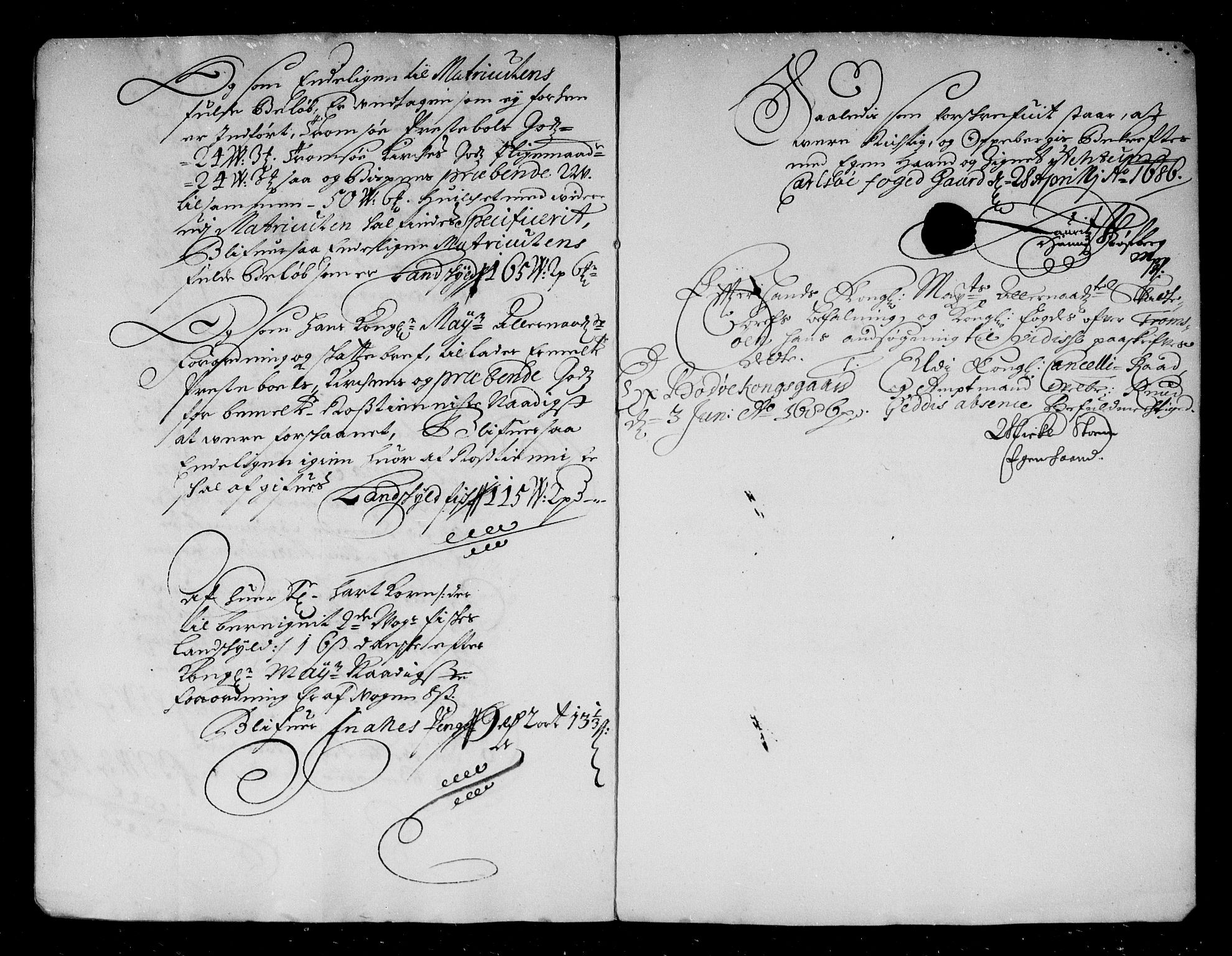 Rentekammeret inntil 1814, Reviderte regnskaper, Stiftamtstueregnskaper, Trondheim stiftamt og Nordland amt, AV/RA-EA-6044/R/Rg/L0082: Trondheim stiftamt og Nordland amt, 1685