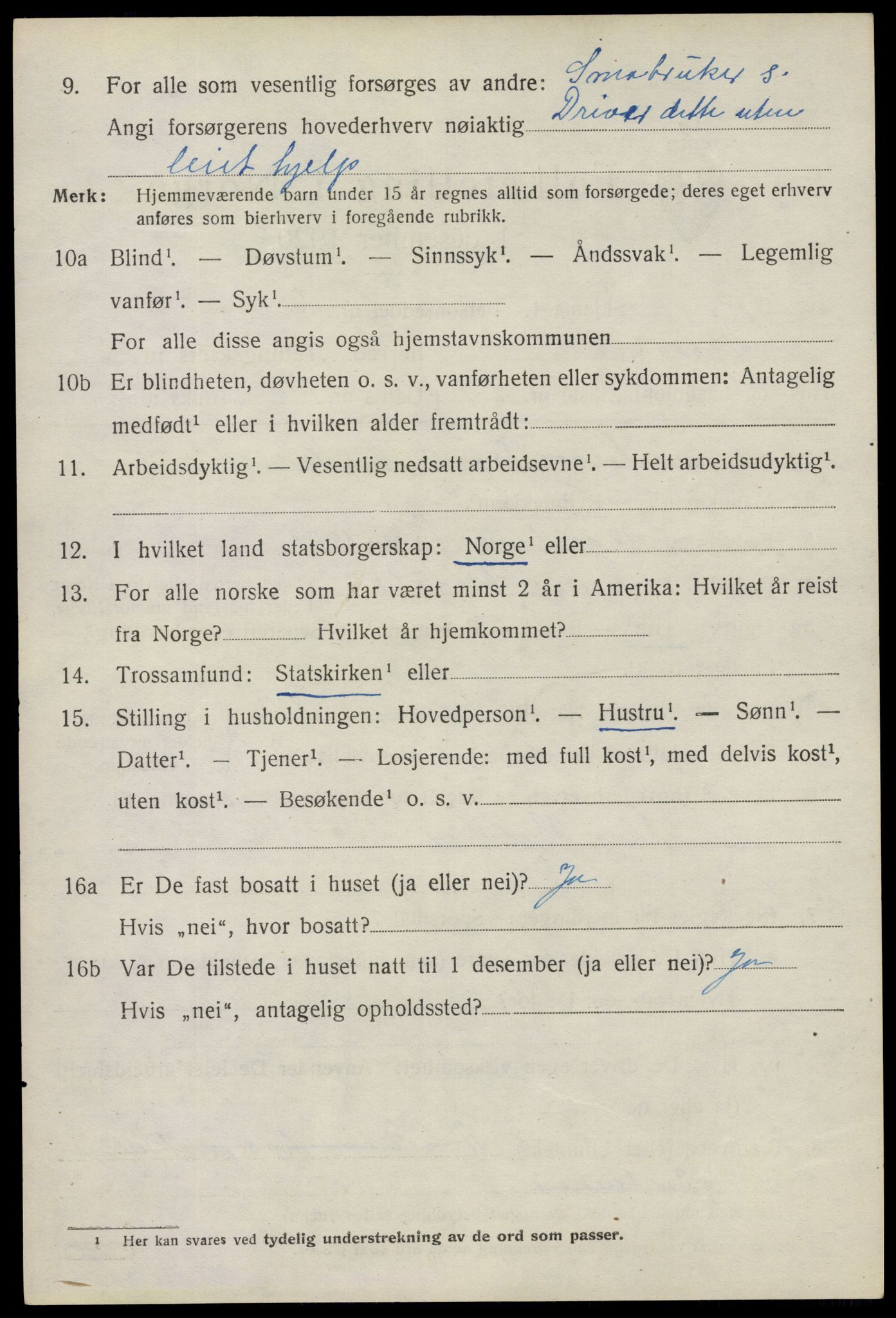 SAO, Folketelling 1920 for 0129 Degernes herred, 1920, s. 3333