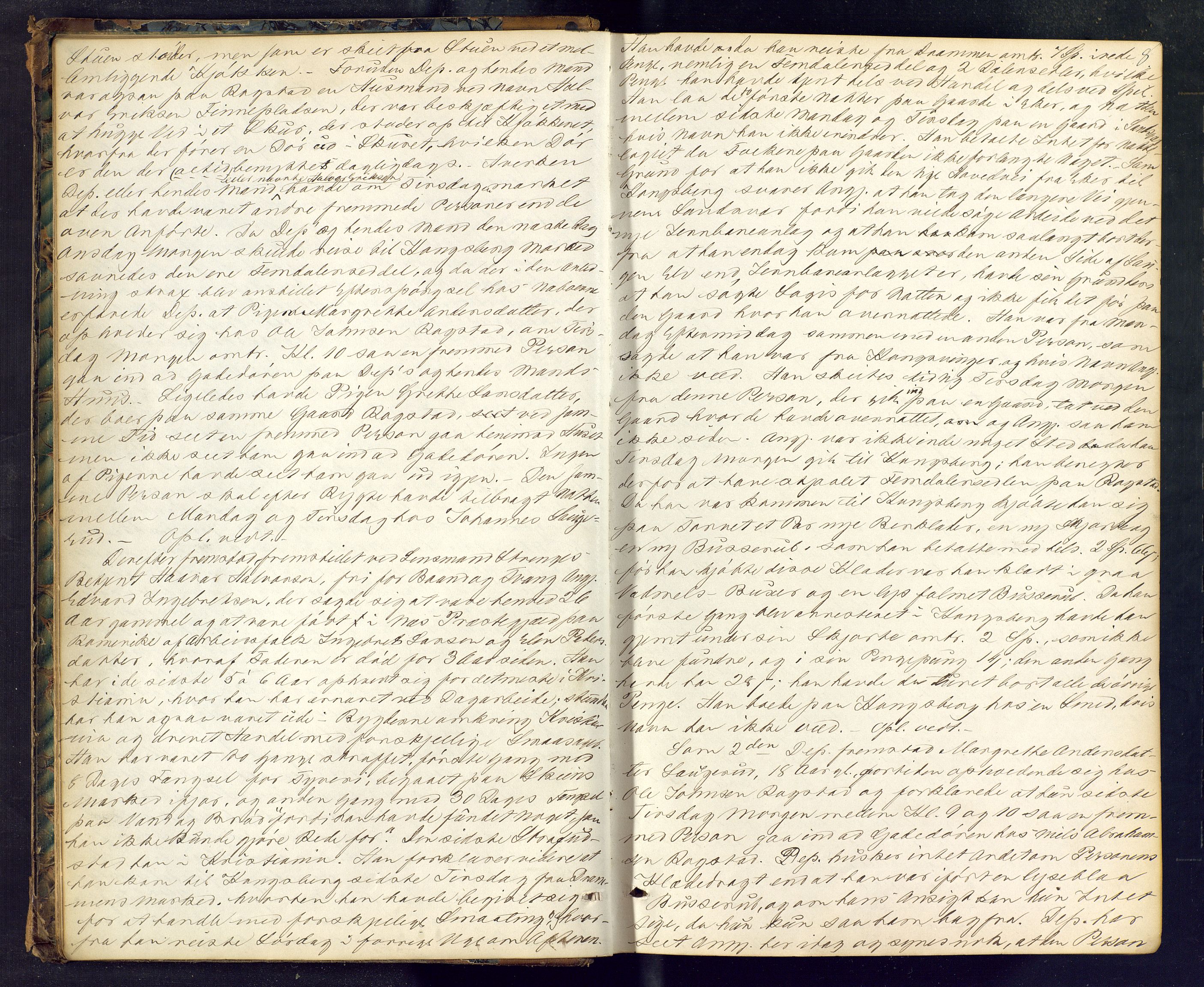 Numedal og Sandsvær sorenskriveri, AV/SAKO-A-128/F/Fc/Fca/L0010: Ekstrarettsprotokoll, 1869-1883, s. 8