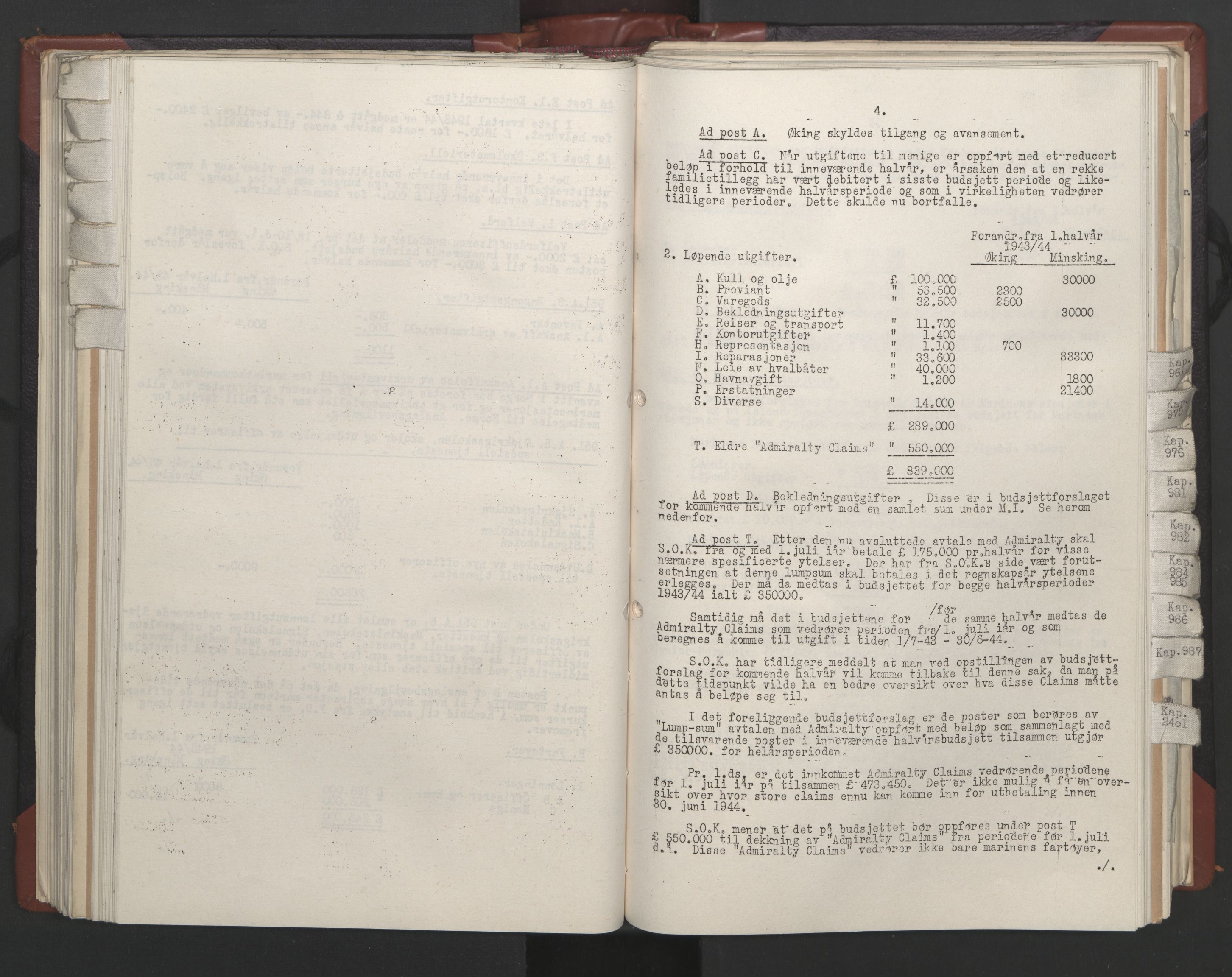 Statsrådssekretariatet, AV/RA-S-1001/A/Ac/L0124: Kgl. res. 14/1-30/6, 1944, s. 194