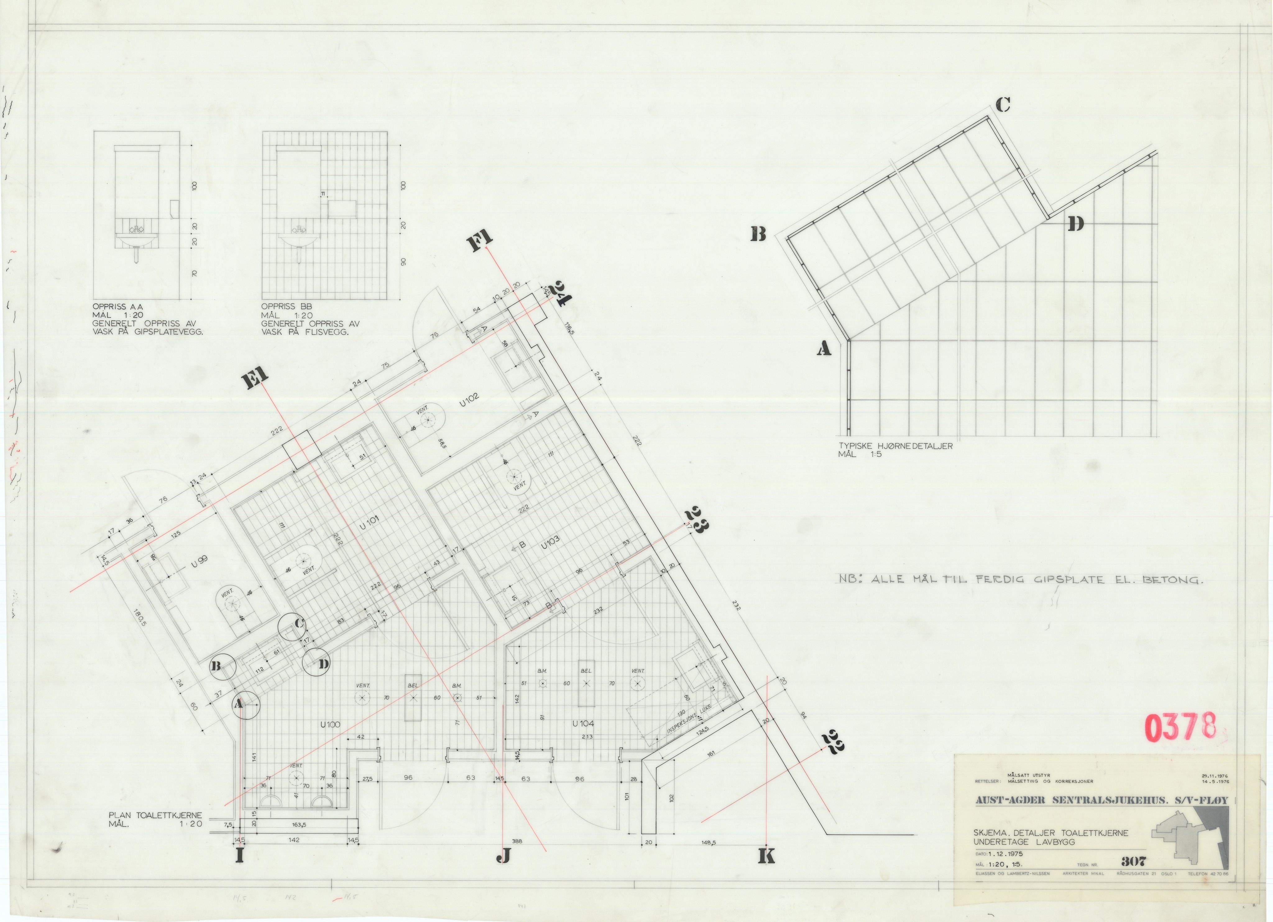 Eliassen og Lambertz-Nilssen Arkitekter, AAKS/PA-2983/T/T03/L0006: Tegningskogger 378, 1974-1978, s. 11