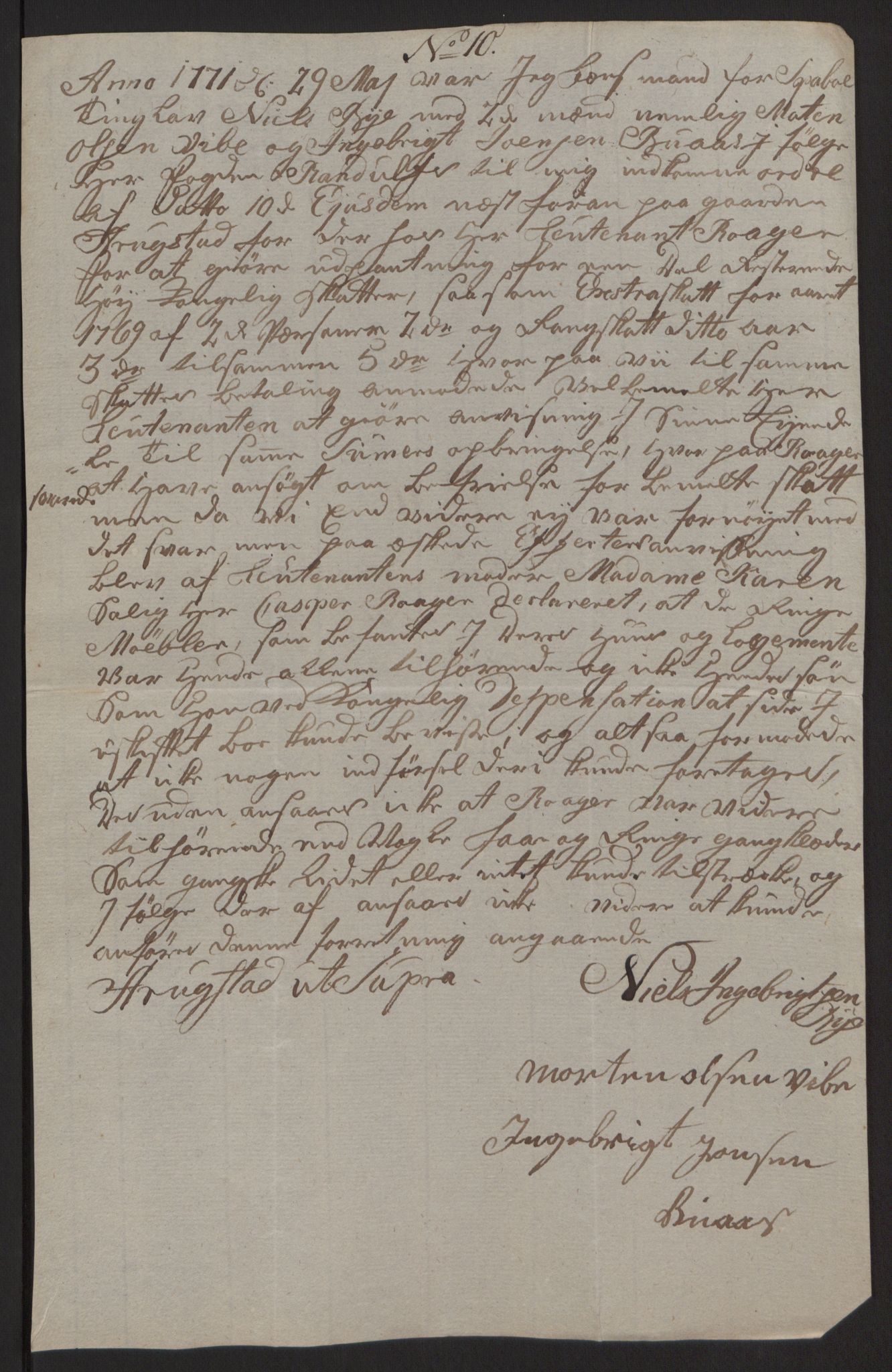 Rentekammeret inntil 1814, Reviderte regnskaper, Fogderegnskap, RA/EA-4092/R63/L4420: Ekstraskatten Inderøy, 1762-1772, s. 405