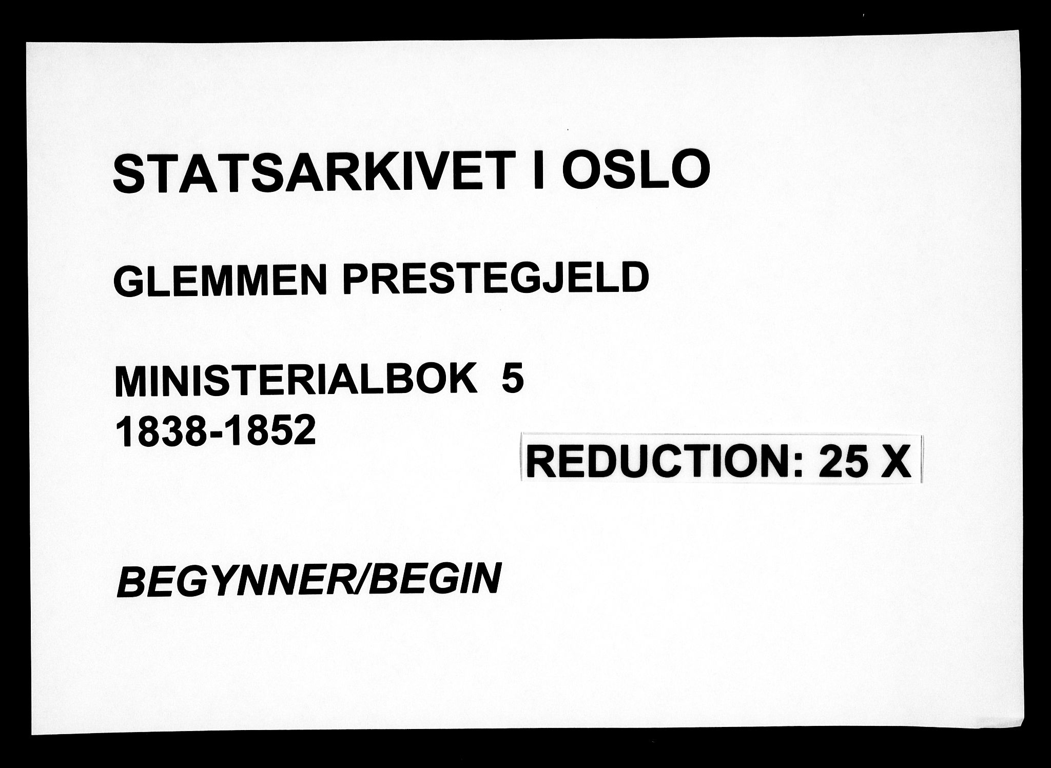 Glemmen prestekontor Kirkebøker, AV/SAO-A-10908/F/Fa/L0005: Ministerialbok nr. 5, 1838-1852