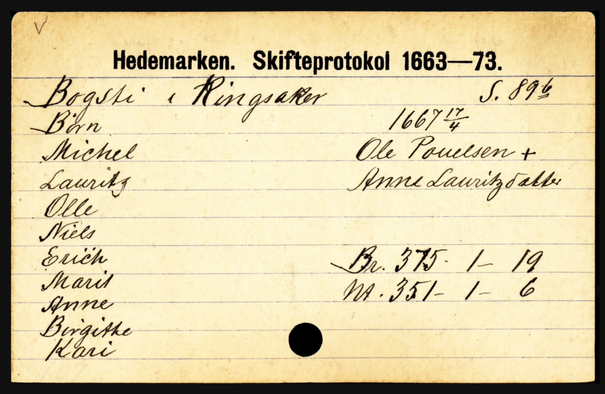 Hedemarken sorenskriveri, SAH/TING-034/J, 1663-1743, s. 423