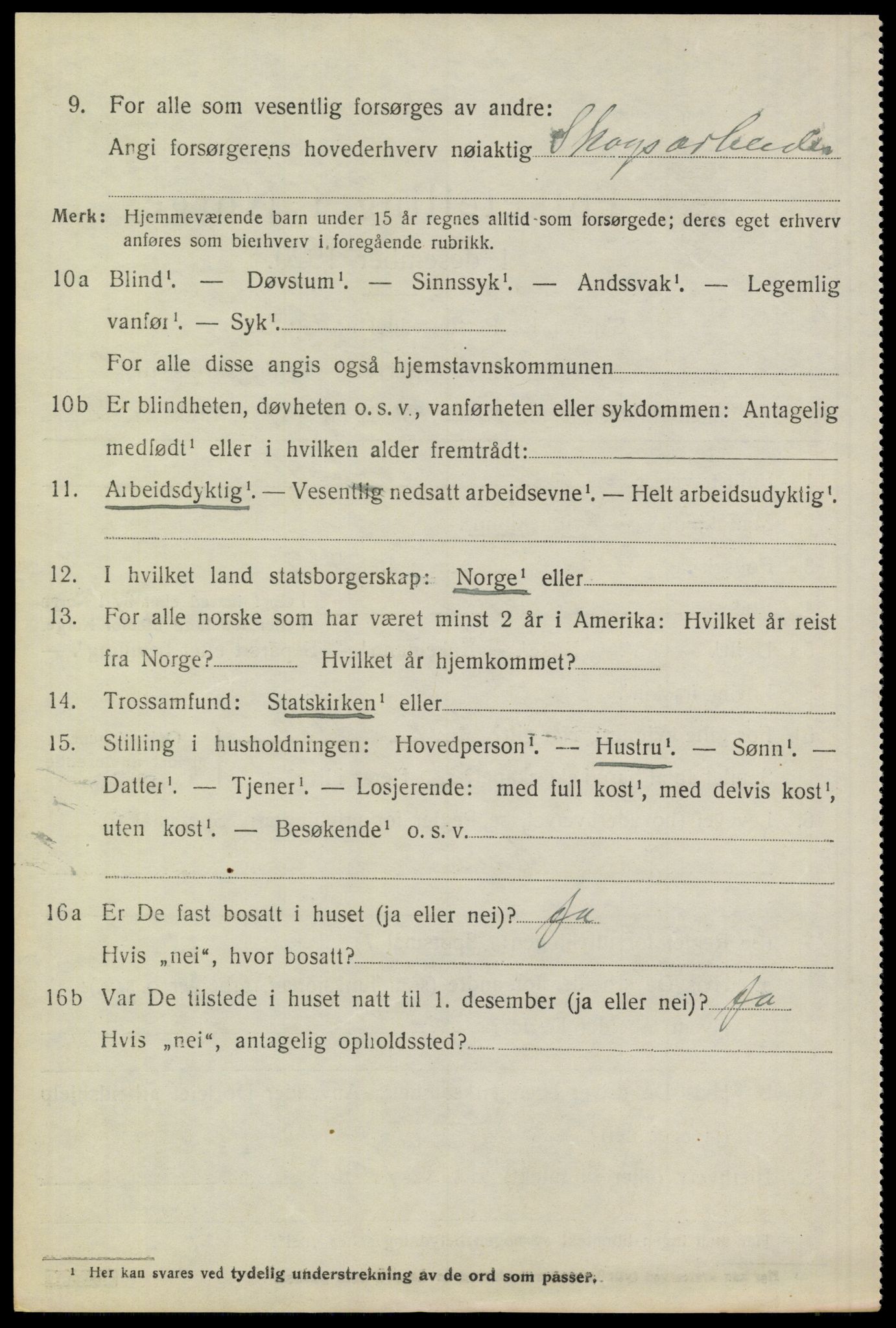 SAO, Folketelling 1920 for 0225 Blaker herred, 1920, s. 2022