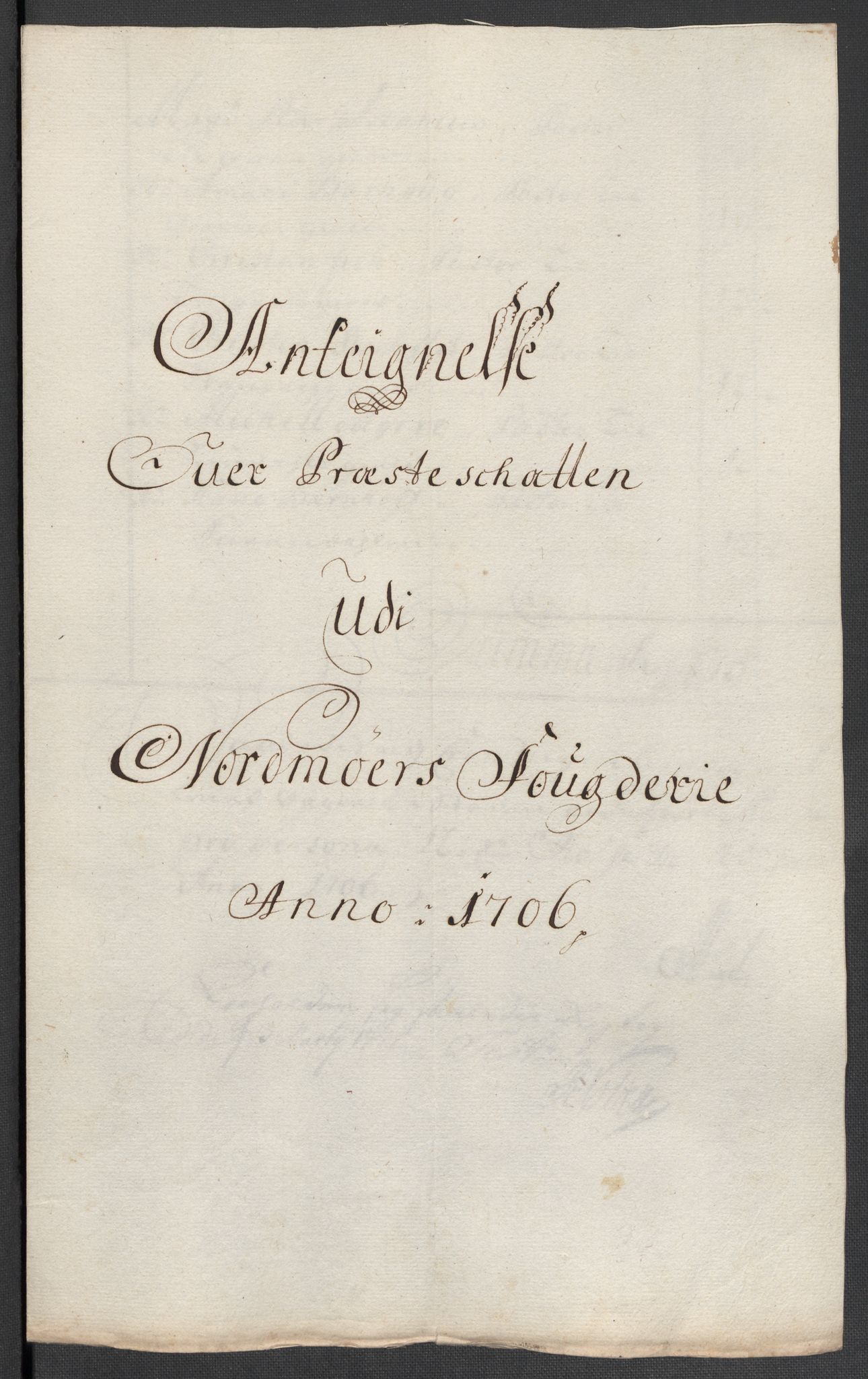 Rentekammeret inntil 1814, Reviderte regnskaper, Fogderegnskap, RA/EA-4092/R56/L3742: Fogderegnskap Nordmøre, 1706-1707, s. 96