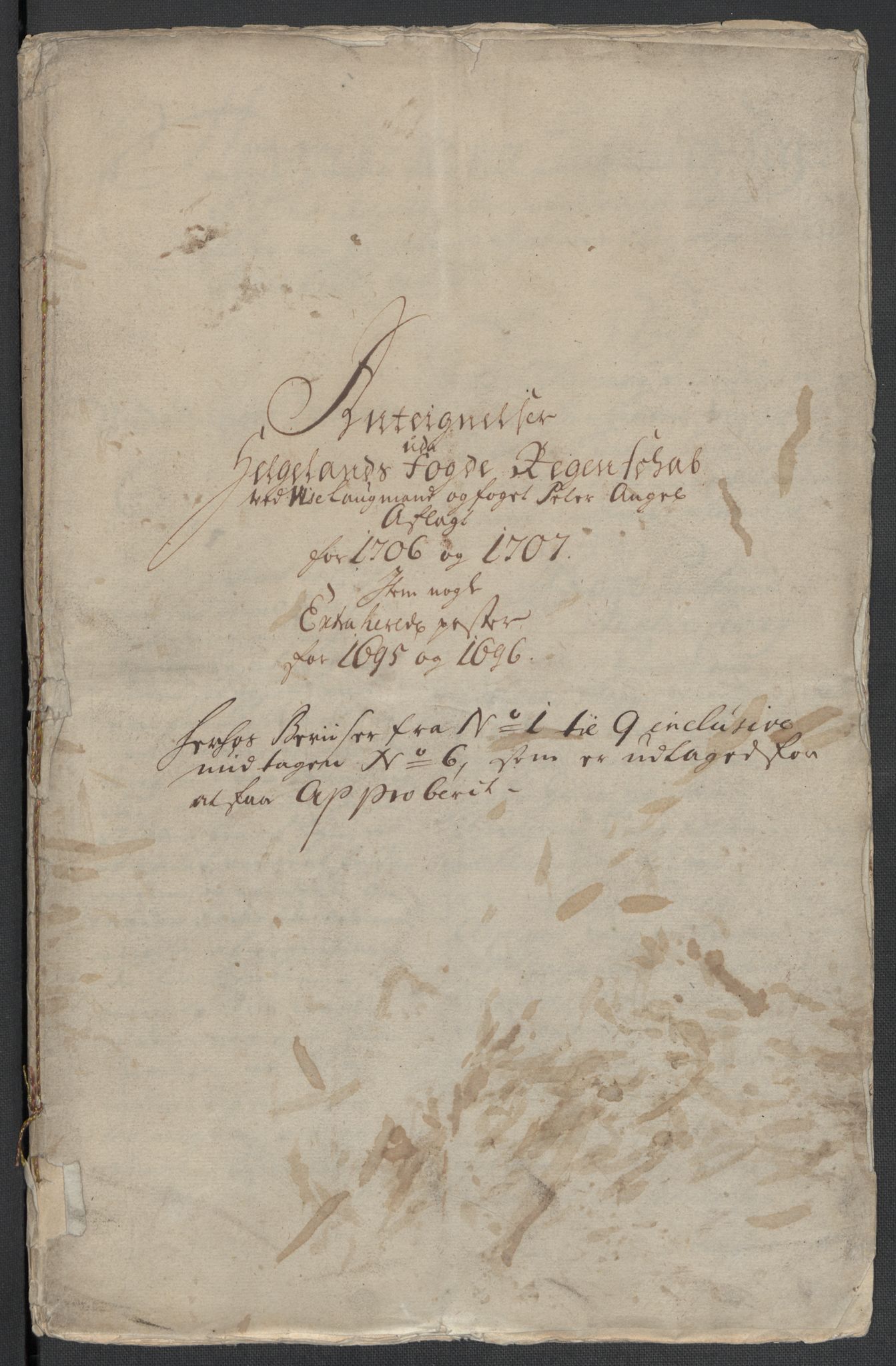 Rentekammeret inntil 1814, Reviderte regnskaper, Fogderegnskap, RA/EA-4092/R65/L4509: Fogderegnskap Helgeland, 1706-1707, s. 274