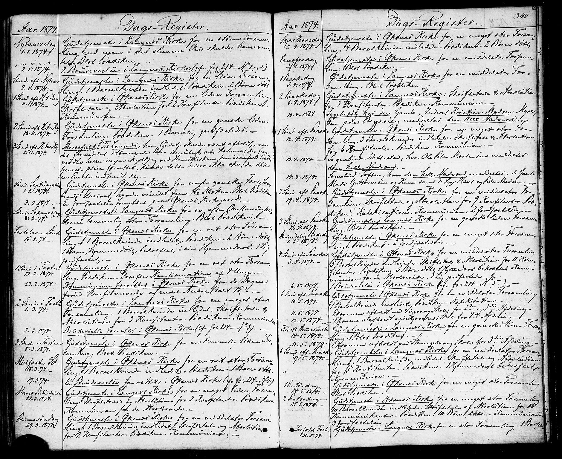 Ministerialprotokoller, klokkerbøker og fødselsregistre - Nordland, AV/SAT-A-1459/893/L1334: Ministerialbok nr. 893A07, 1867-1877, s. 340