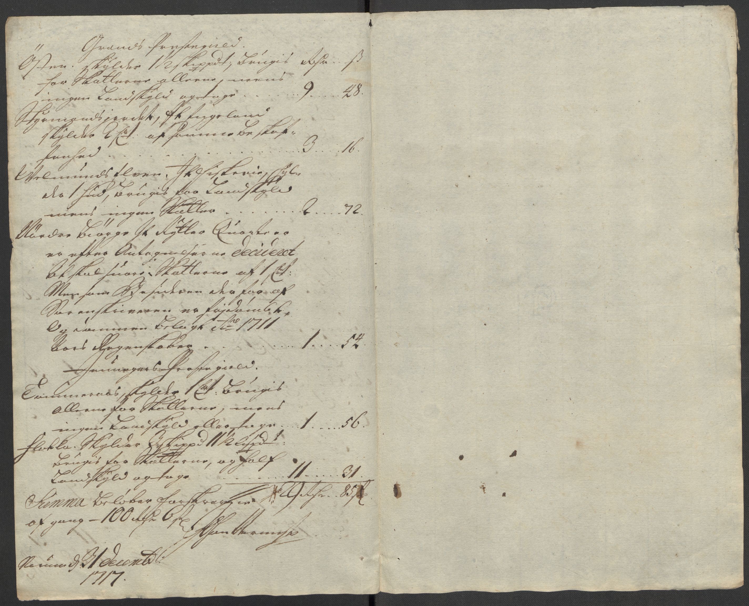 Rentekammeret inntil 1814, Reviderte regnskaper, Fogderegnskap, AV/RA-EA-4092/R18/L1318: Fogderegnskap Hadeland, Toten og Valdres, 1717, s. 181