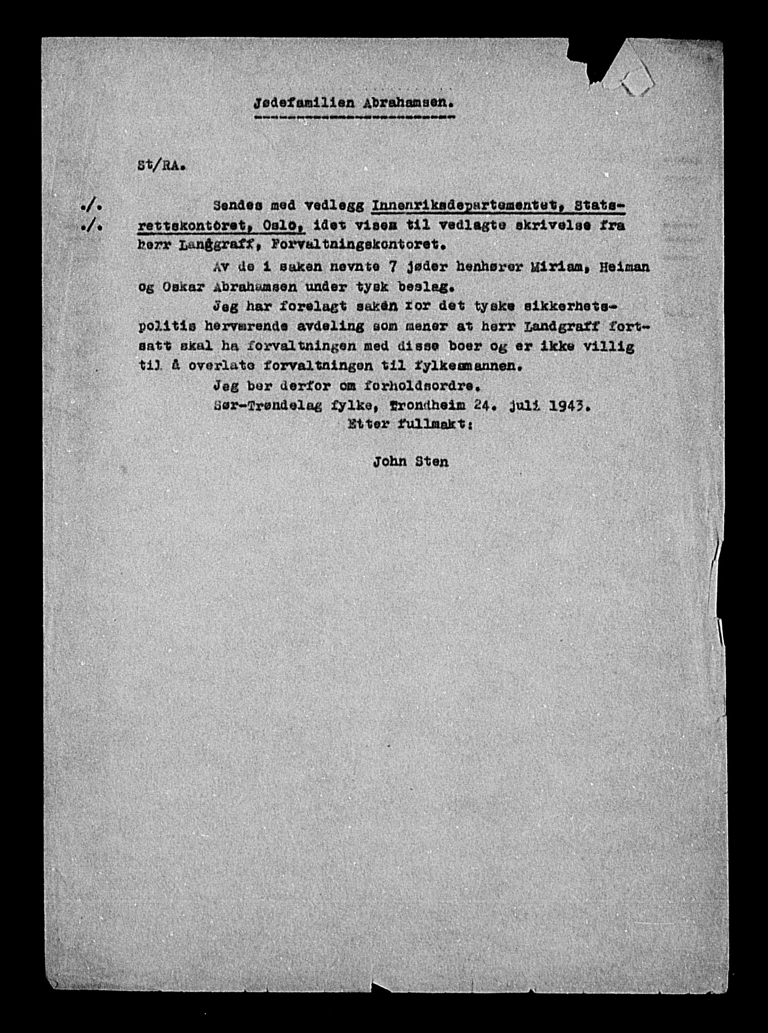 Justisdepartementet, Tilbakeføringskontoret for inndratte formuer, AV/RA-S-1564/H/Hc/Hca/L0892: --, 1945-1947, s. 11