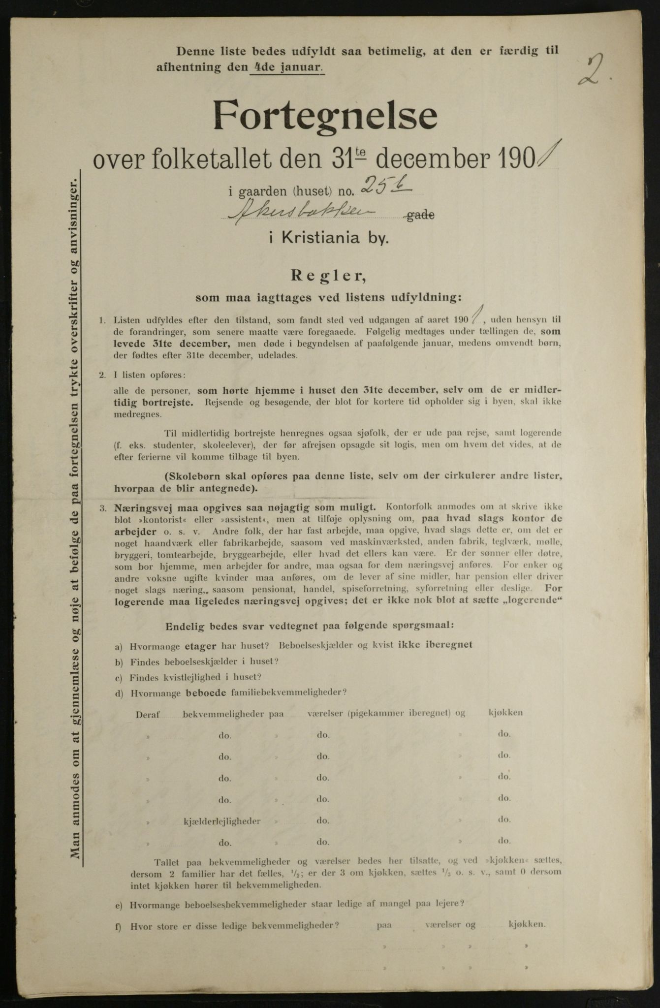 OBA, Kommunal folketelling 31.12.1901 for Kristiania kjøpstad, 1901, s. 1346