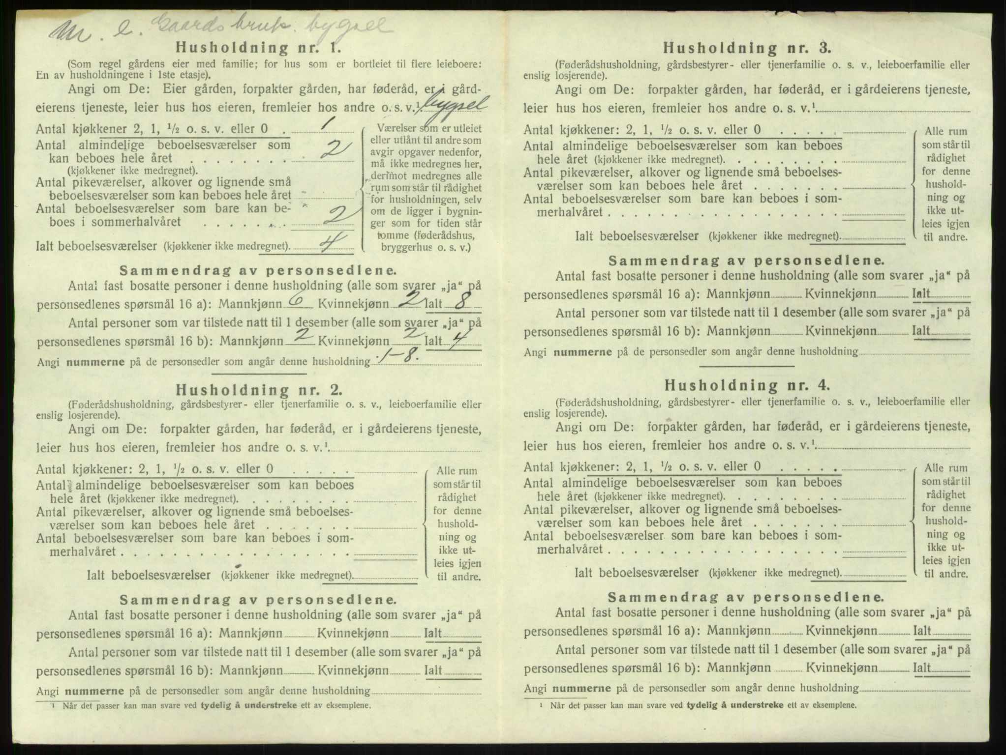 SAB, Folketelling 1920 for 1413 Hyllestad herred, 1920, s. 887