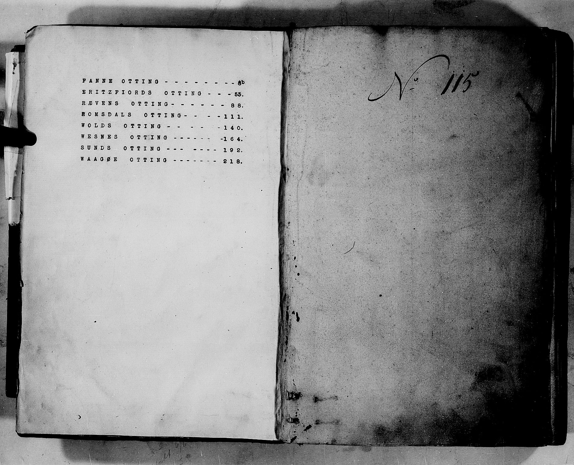 Rentekammeret inntil 1814, Realistisk ordnet avdeling, AV/RA-EA-4070/N/Nb/Nbf/L0152: Romsdal eksaminasjonsprotokoll, 1724, s. 2