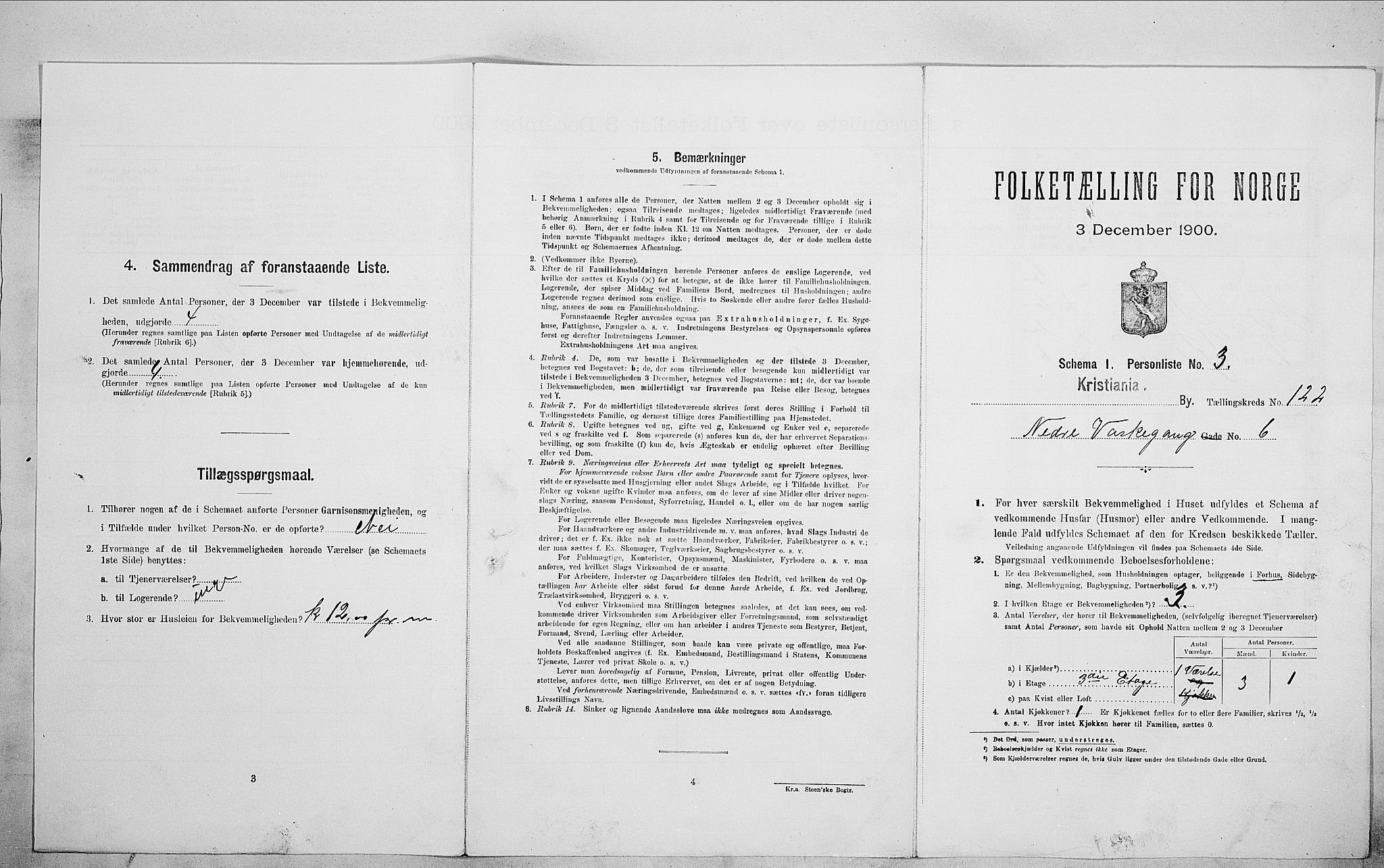 SAO, Folketelling 1900 for 0301 Kristiania kjøpstad, 1900, s. 62979