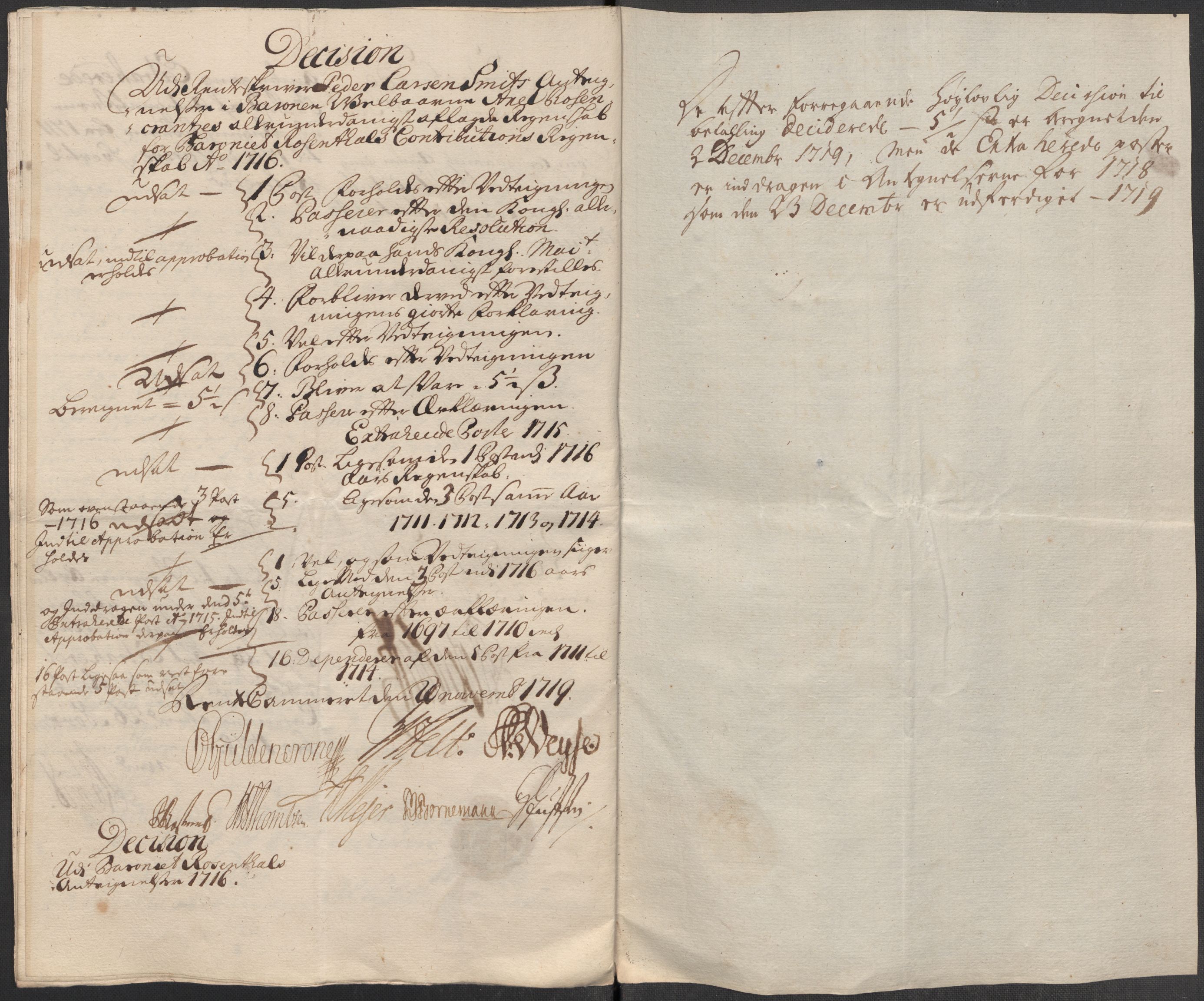 Rentekammeret inntil 1814, Reviderte regnskaper, Fogderegnskap, AV/RA-EA-4092/R49/L3139: Fogderegnskap Rosendal Baroni, 1715-1717, s. 192