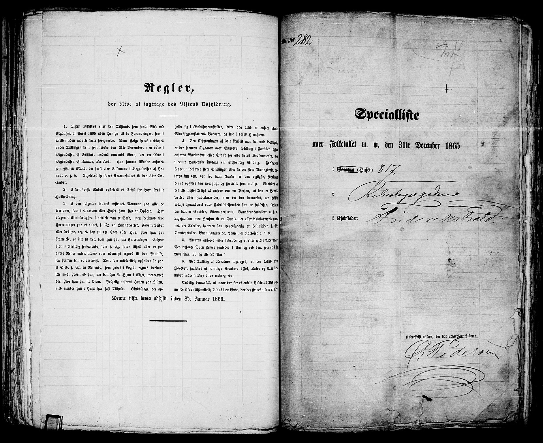 RA, Folketelling 1865 for 0101P Fredrikshald prestegjeld, 1865, s. 593