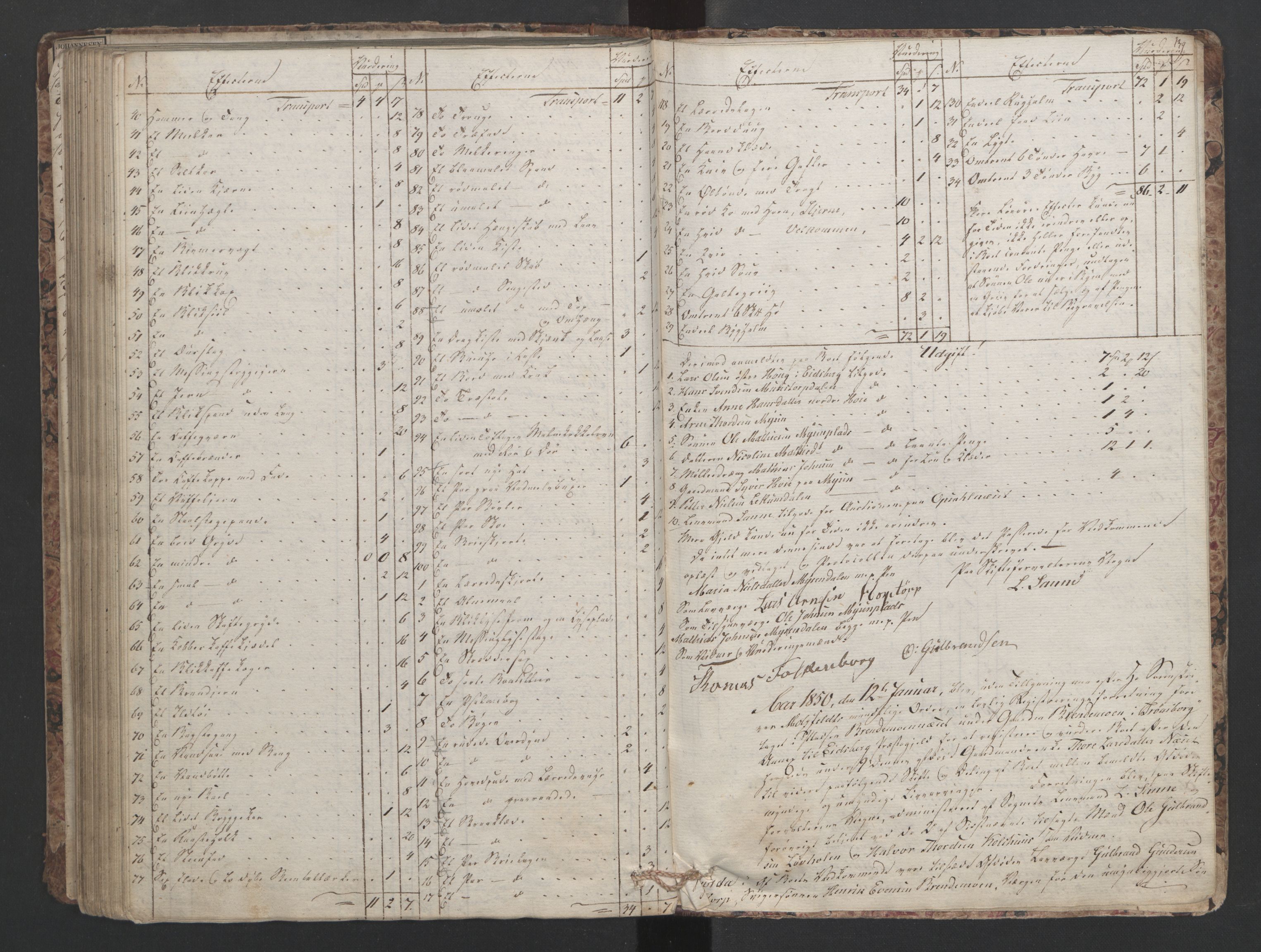 Rakkestad sorenskriveri, AV/SAO-A-10686/H/Hc/Hcc/L0001: Skifteregistreringsprotokoller, 1847-1850, s. 138b-139a