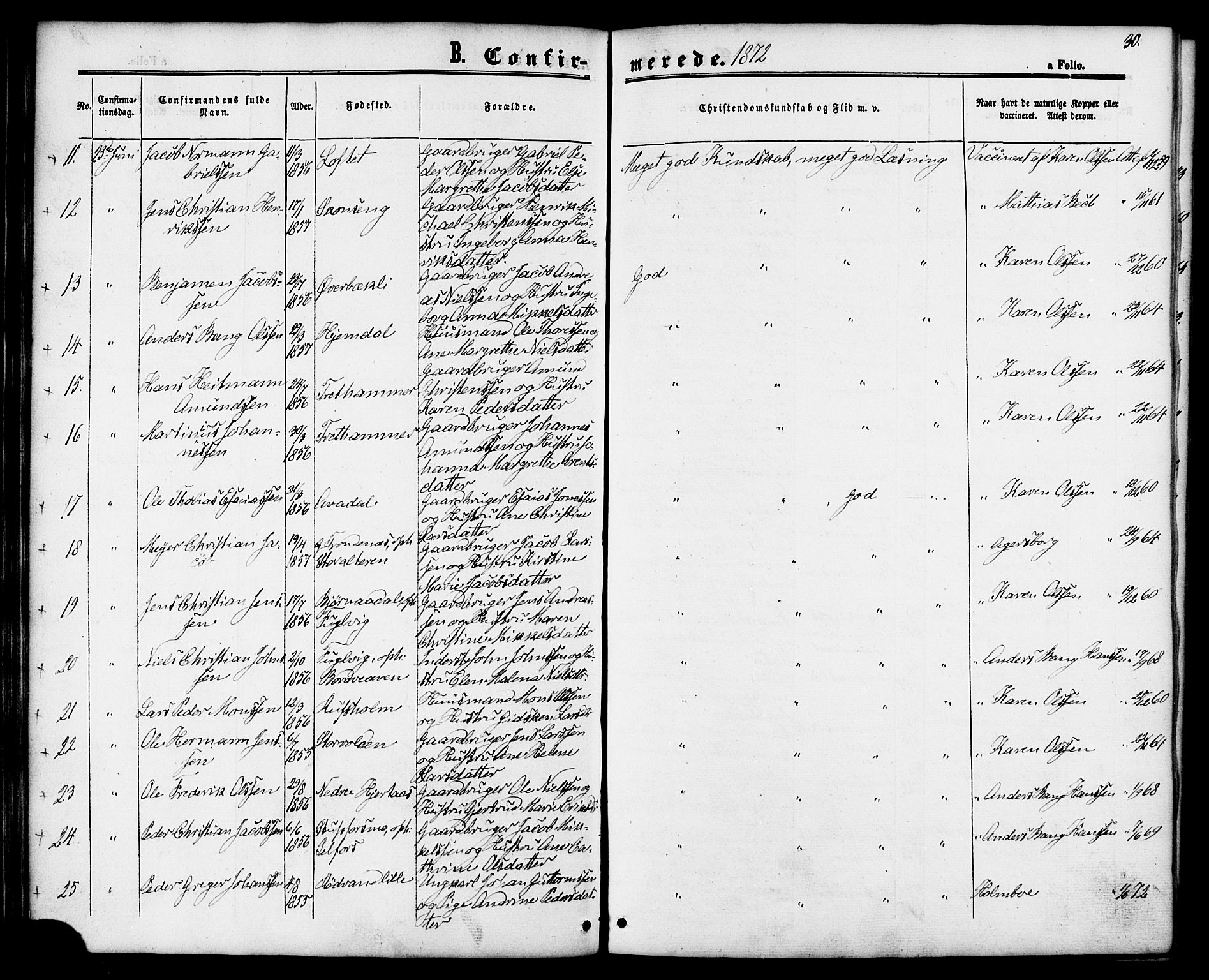 Ministerialprotokoller, klokkerbøker og fødselsregistre - Nordland, AV/SAT-A-1459/827/L0394: Ministerialbok nr. 827A06, 1865-1886, s. 30