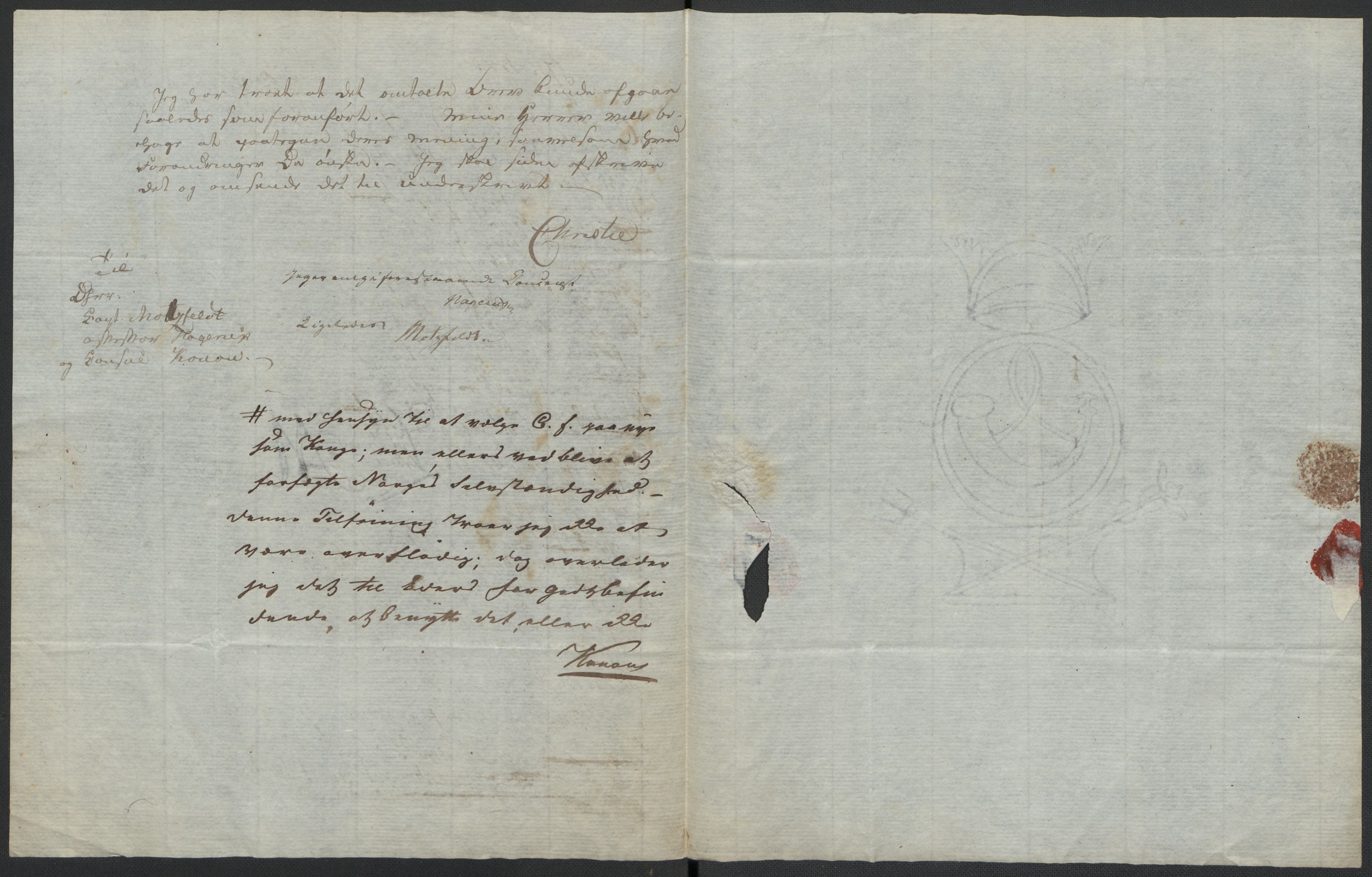 Christie, Wilhelm Frimann Koren, AV/RA-PA-0014/F/L0004: Christies dokumenter fra 1814, 1814, s. 203
