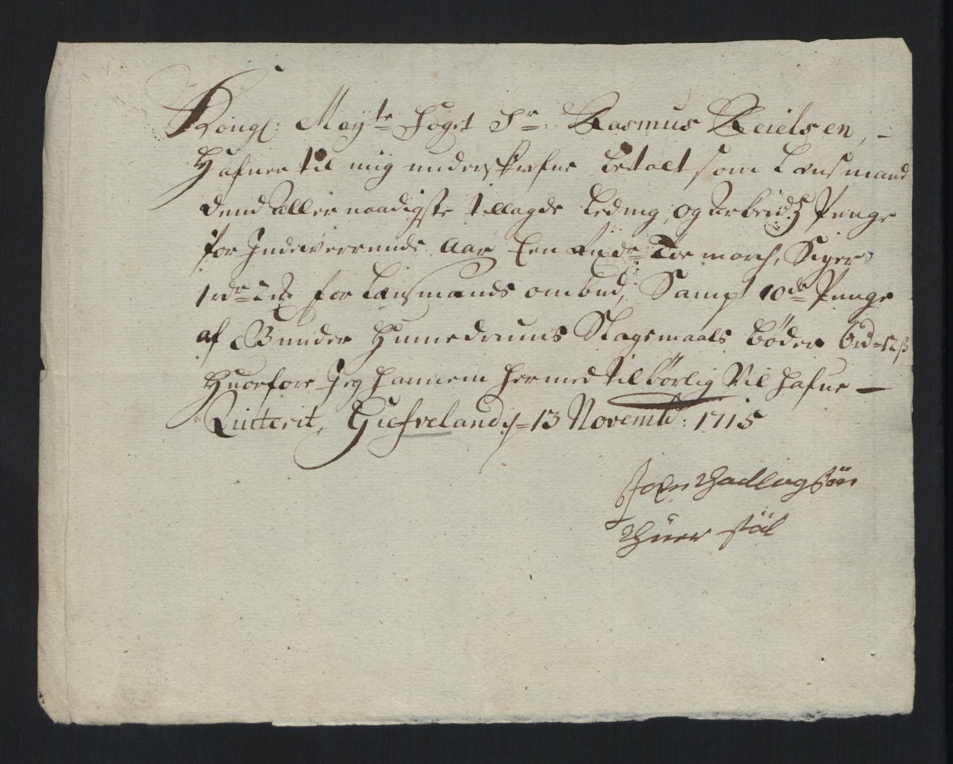 Rentekammeret inntil 1814, Reviderte regnskaper, Fogderegnskap, RA/EA-4092/R40/L2451: Fogderegnskap Råbyggelag, 1714-1715, s. 351