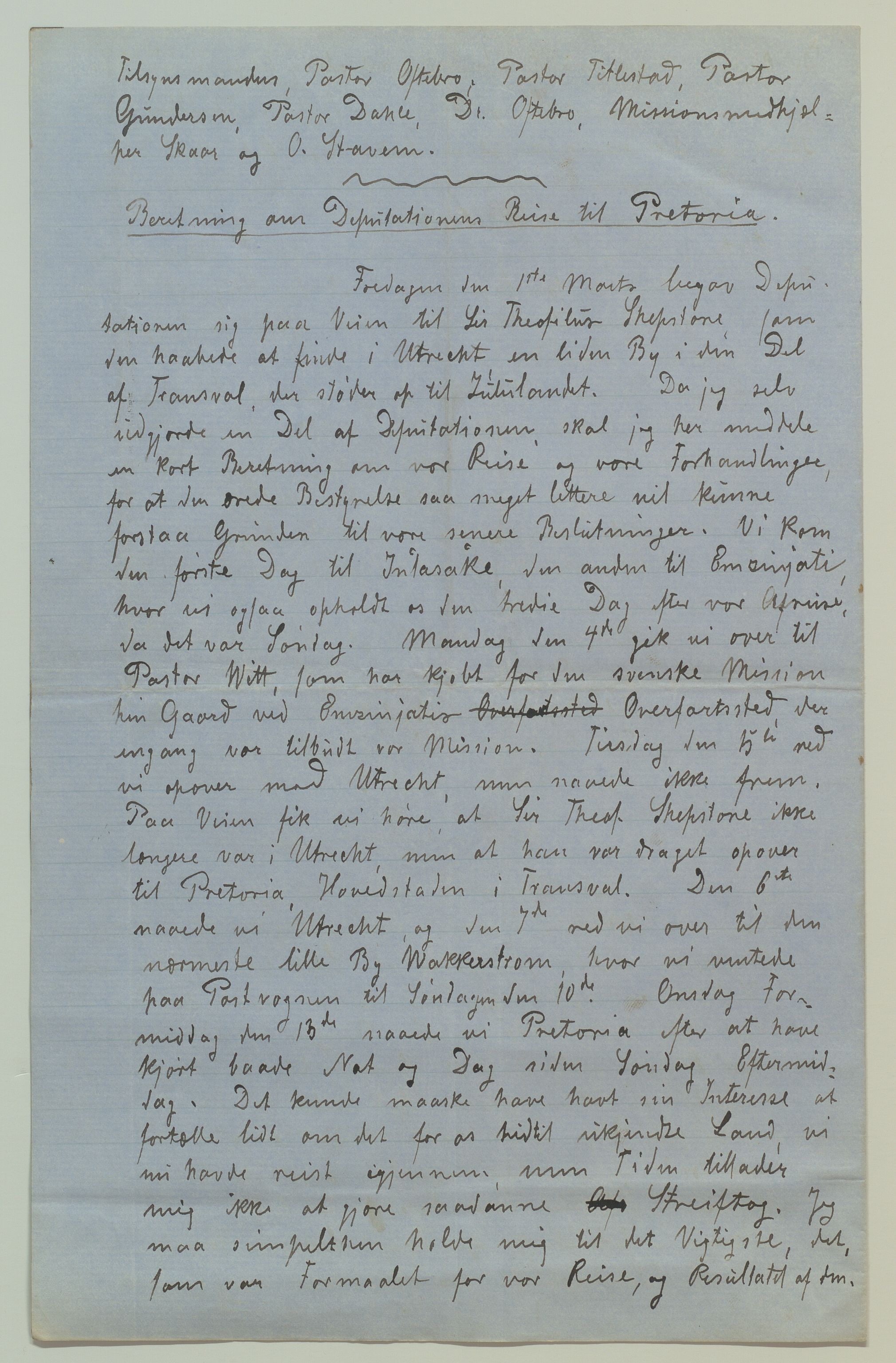 Det Norske Misjonsselskap - hovedadministrasjonen, VID/MA-A-1045/D/Da/Daa/L0035/0006: Konferansereferat og årsberetninger / Konferansereferat fra Sør-Afrika., 1878