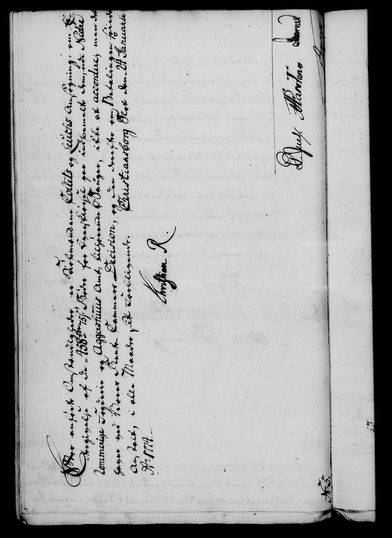 Rentekammeret, Kammerkanselliet, RA/EA-3111/G/Gf/Gfa/L0056: Norsk relasjons- og resolusjonsprotokoll (merket RK 52.56), 1774, s. 40